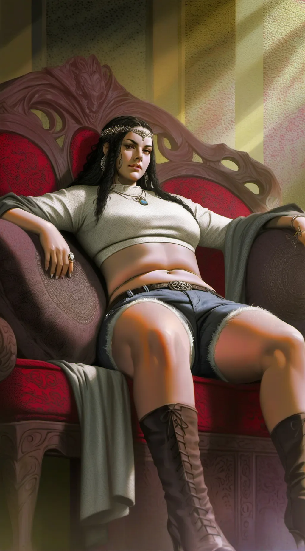 ai character: Queen Arailia background