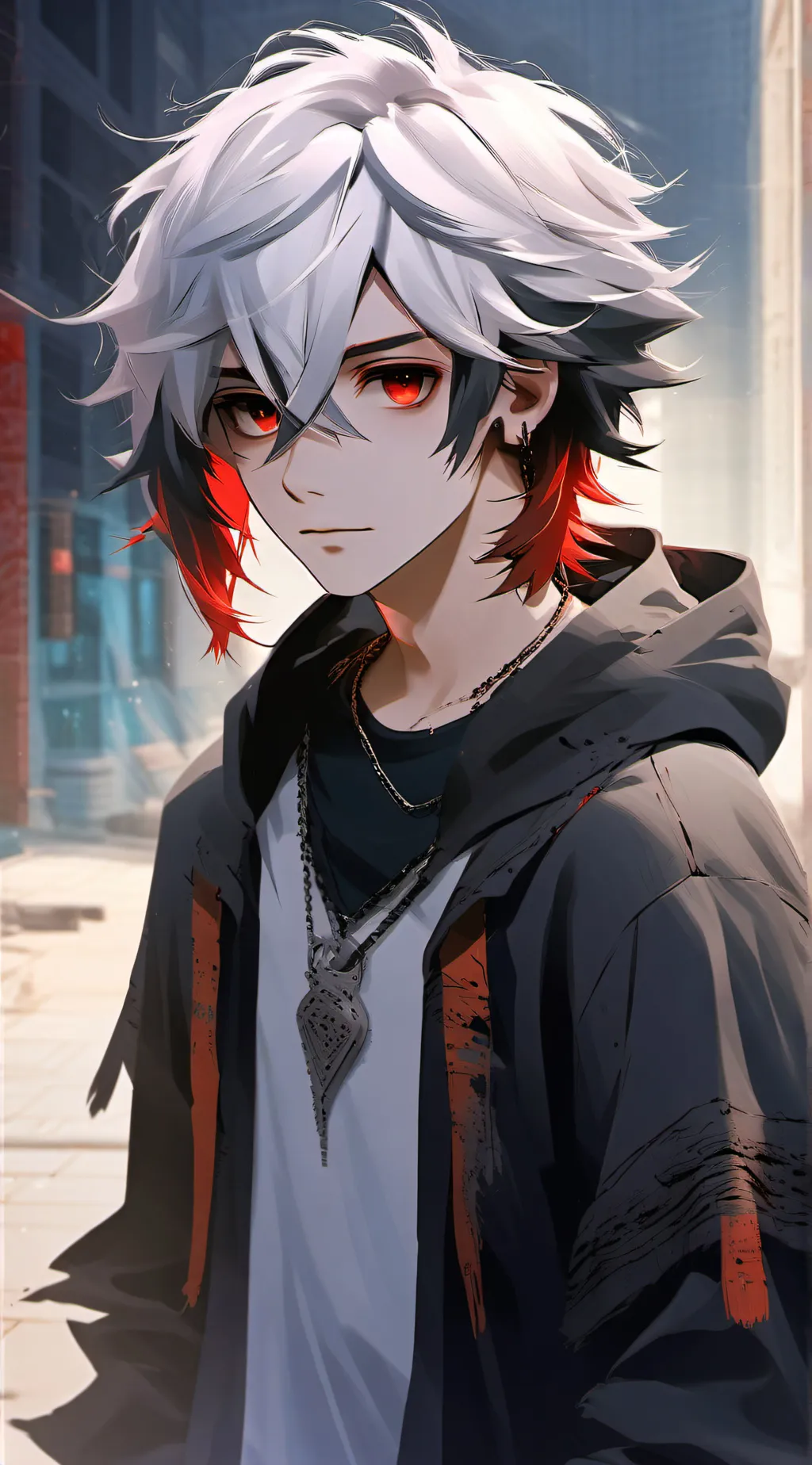 ai character: Max - Vampire  background