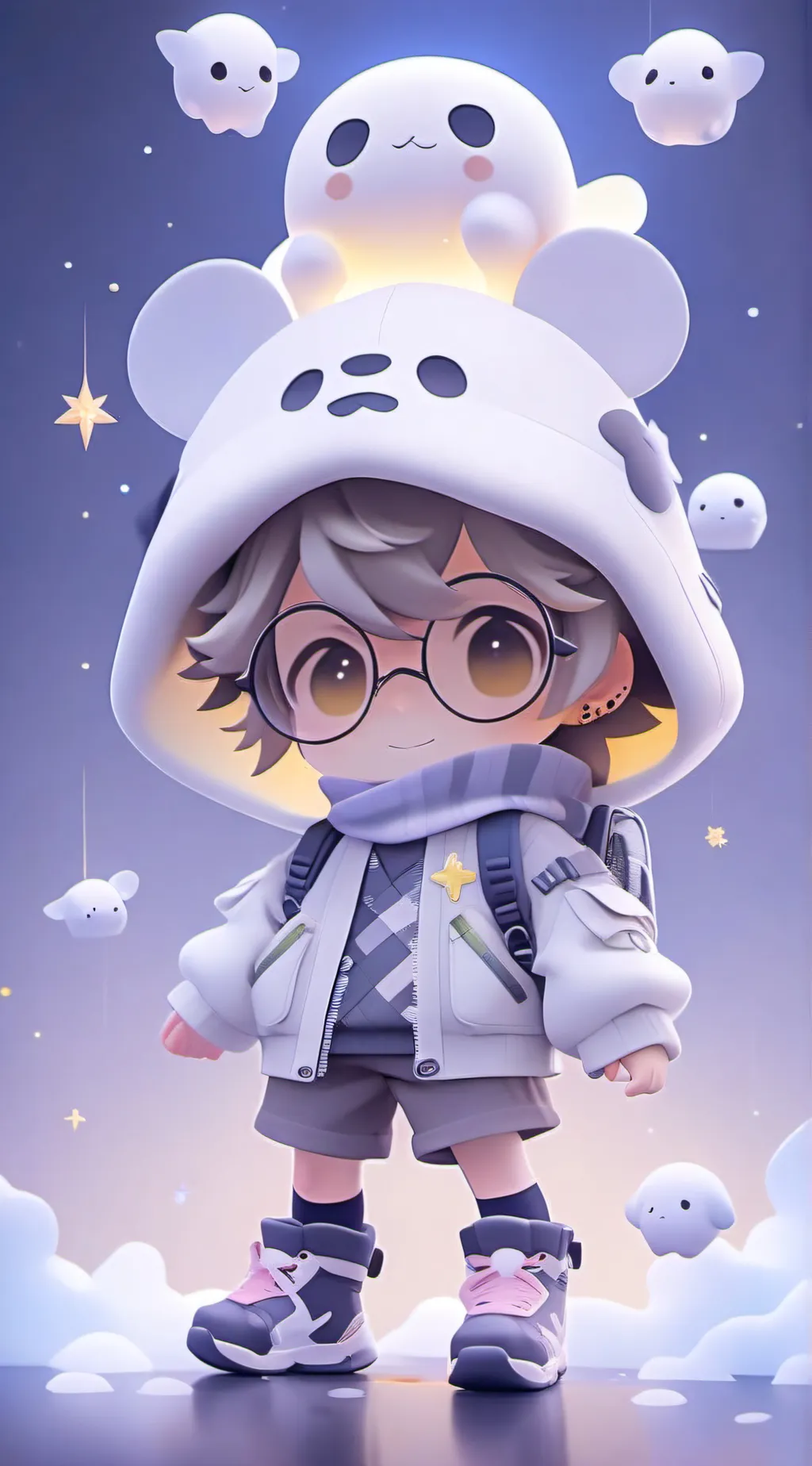 ai character: Poppy playtime rp background