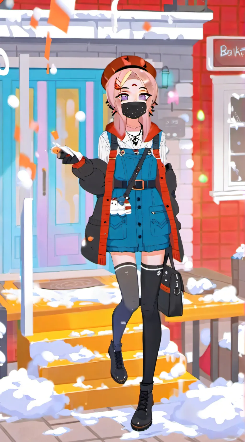 ai character: ★Amity Blight★ background