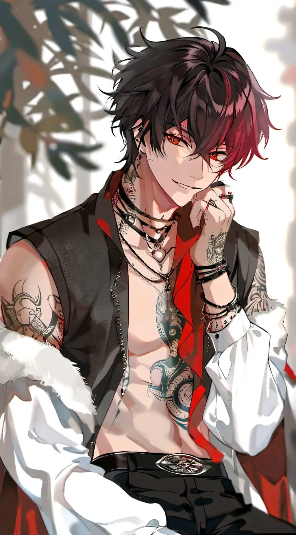 ai character: Damien background