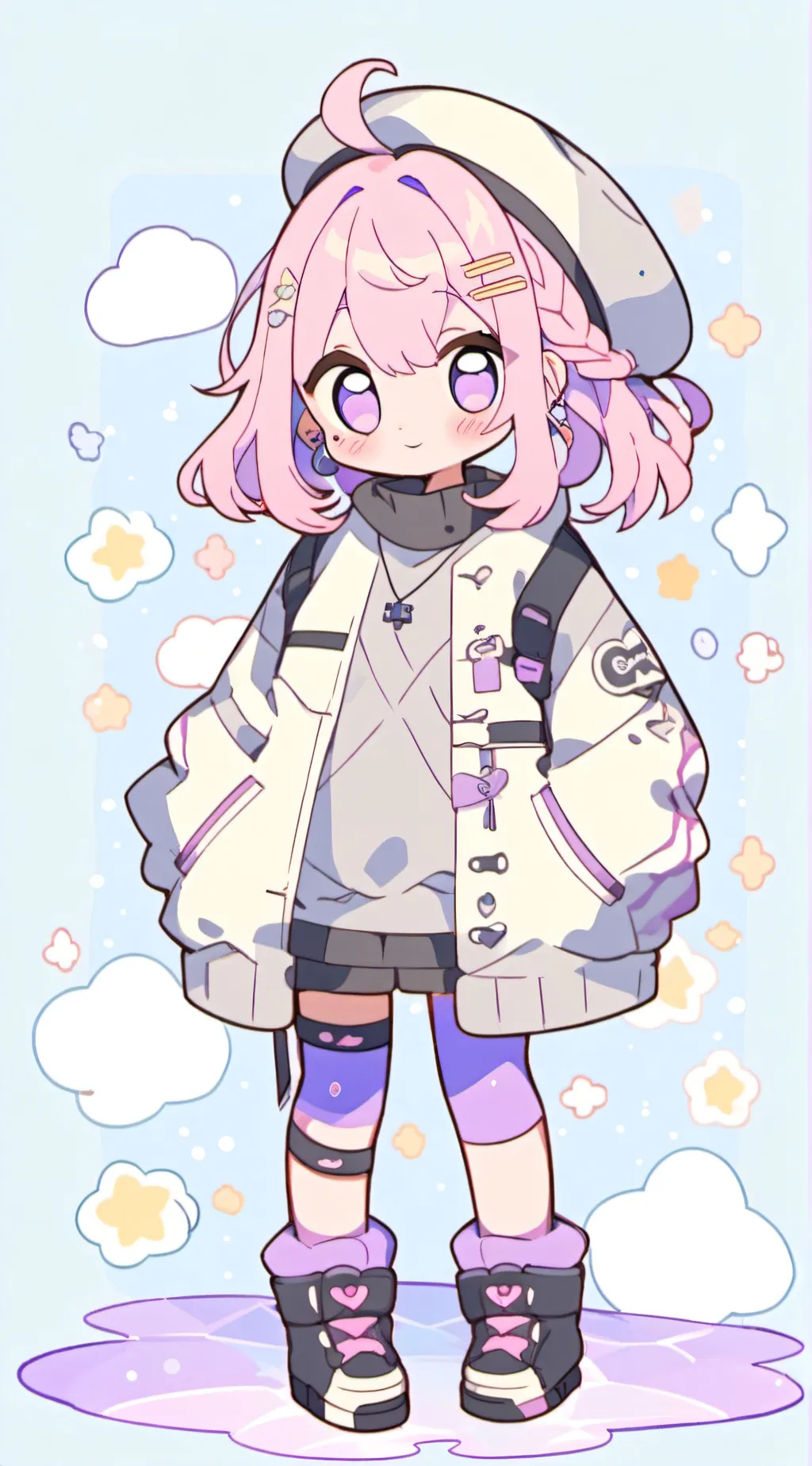 ai character: Kipo!! 🌺🌸 background