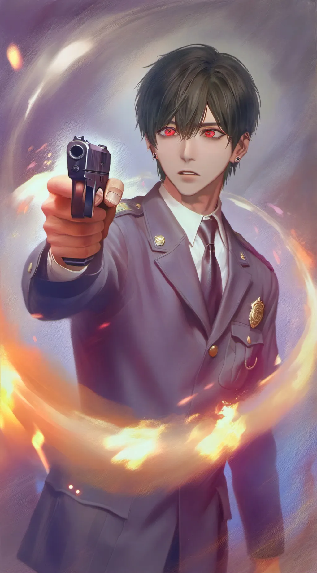 ai character: Aaron background