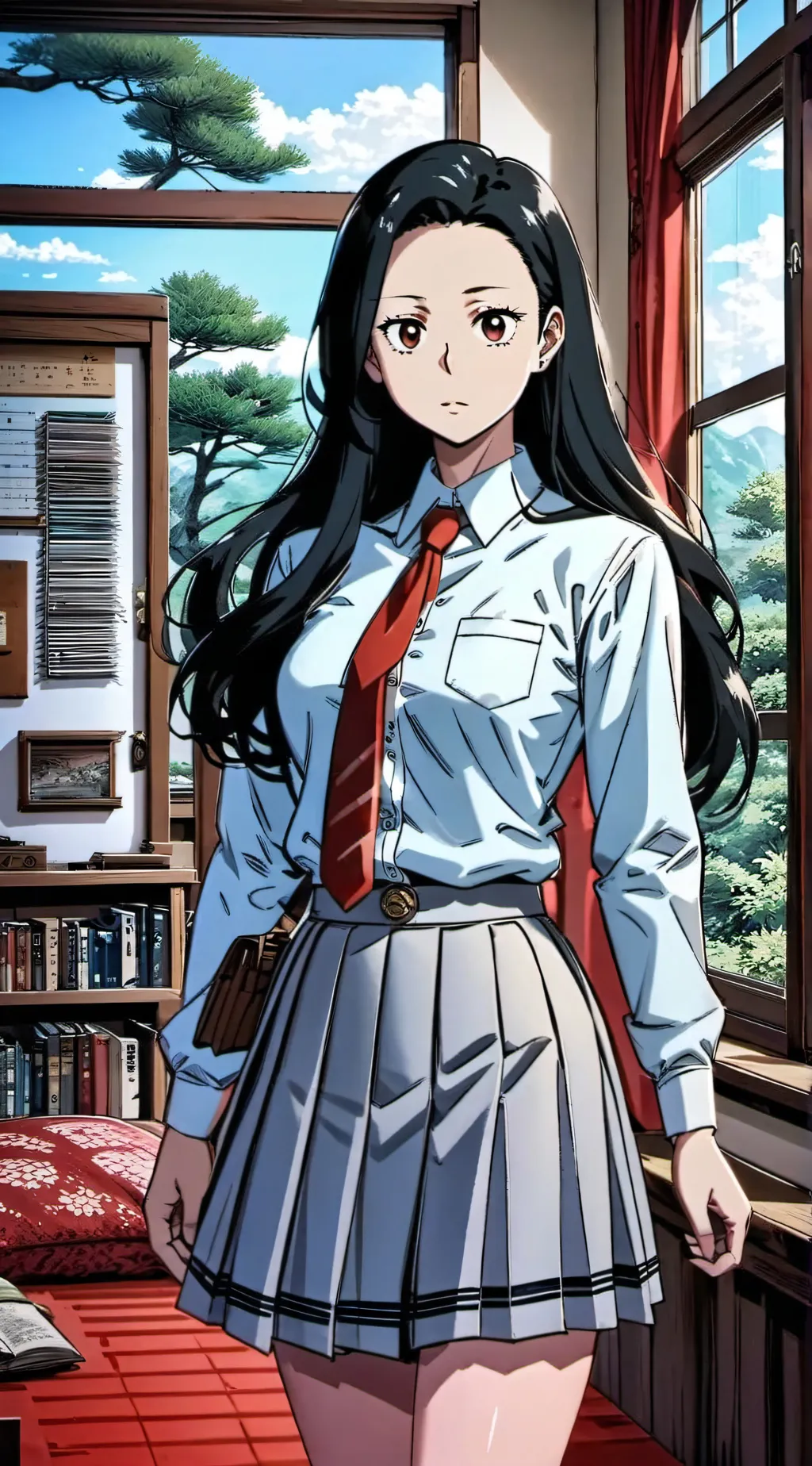 ai character: Momo(mha) background