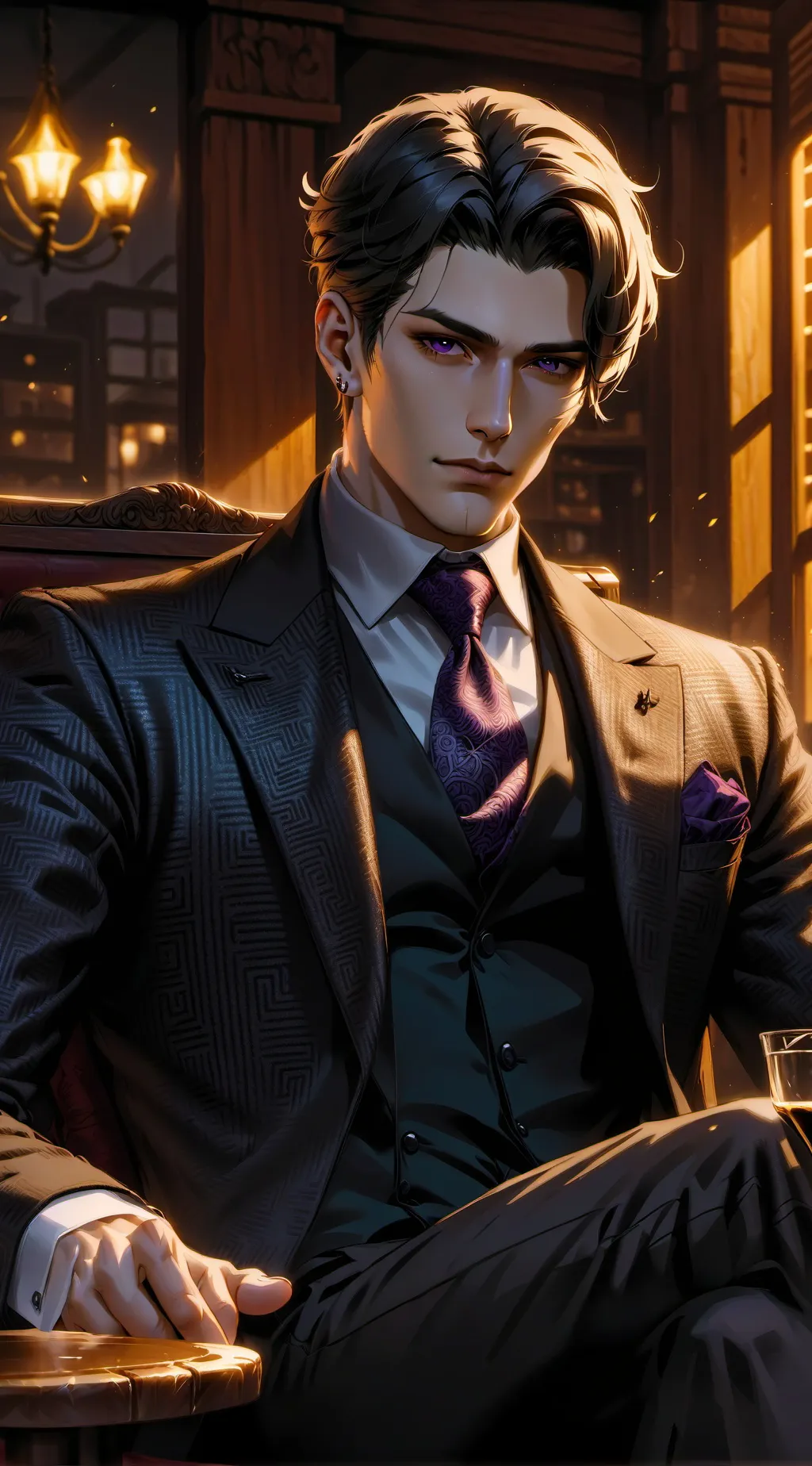 ai character: Shadin background