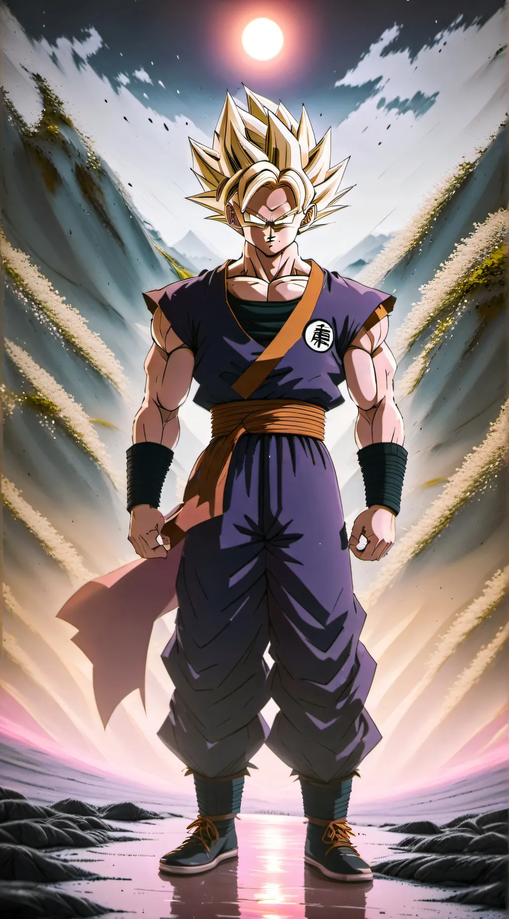 ai character: goku background