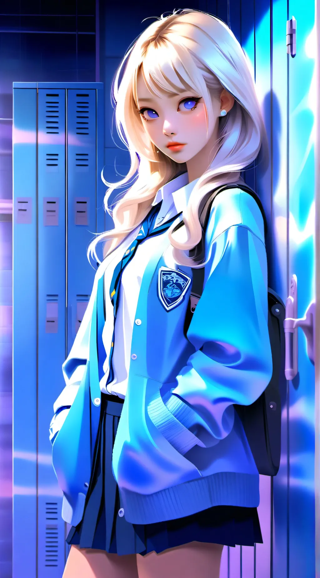 ai character: Sky background