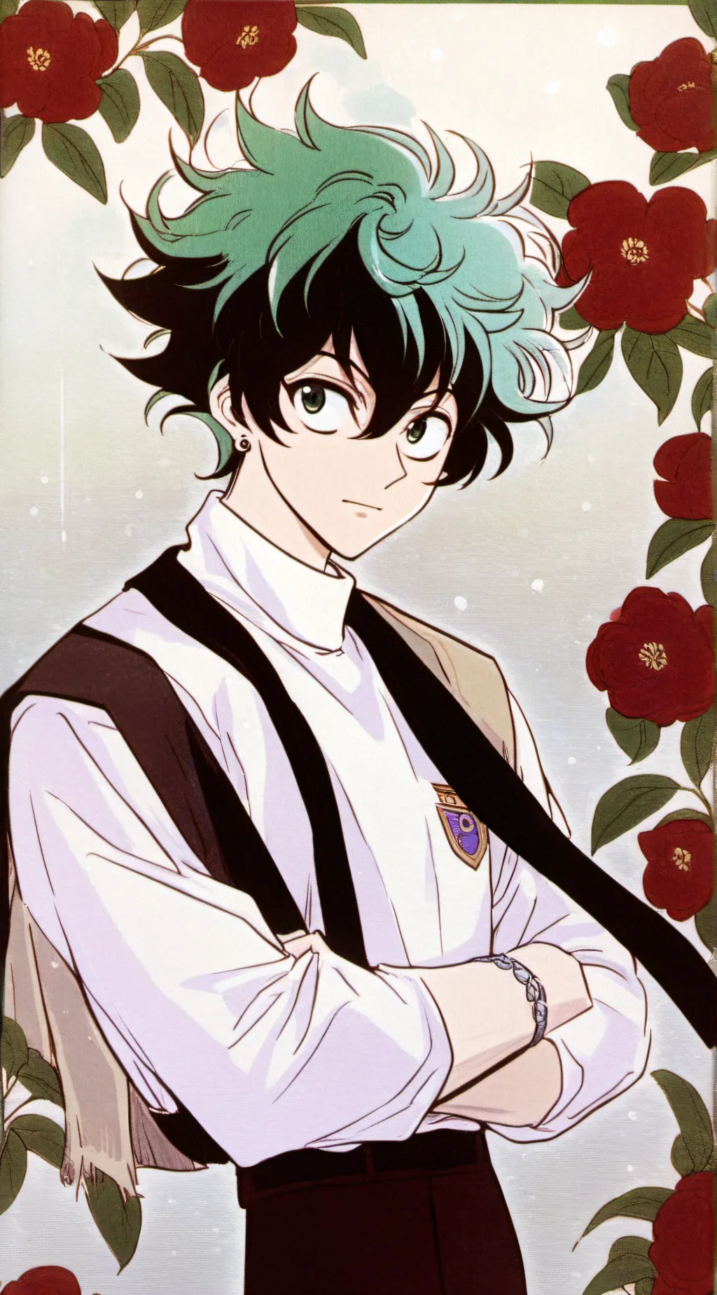 ai character: Deku background