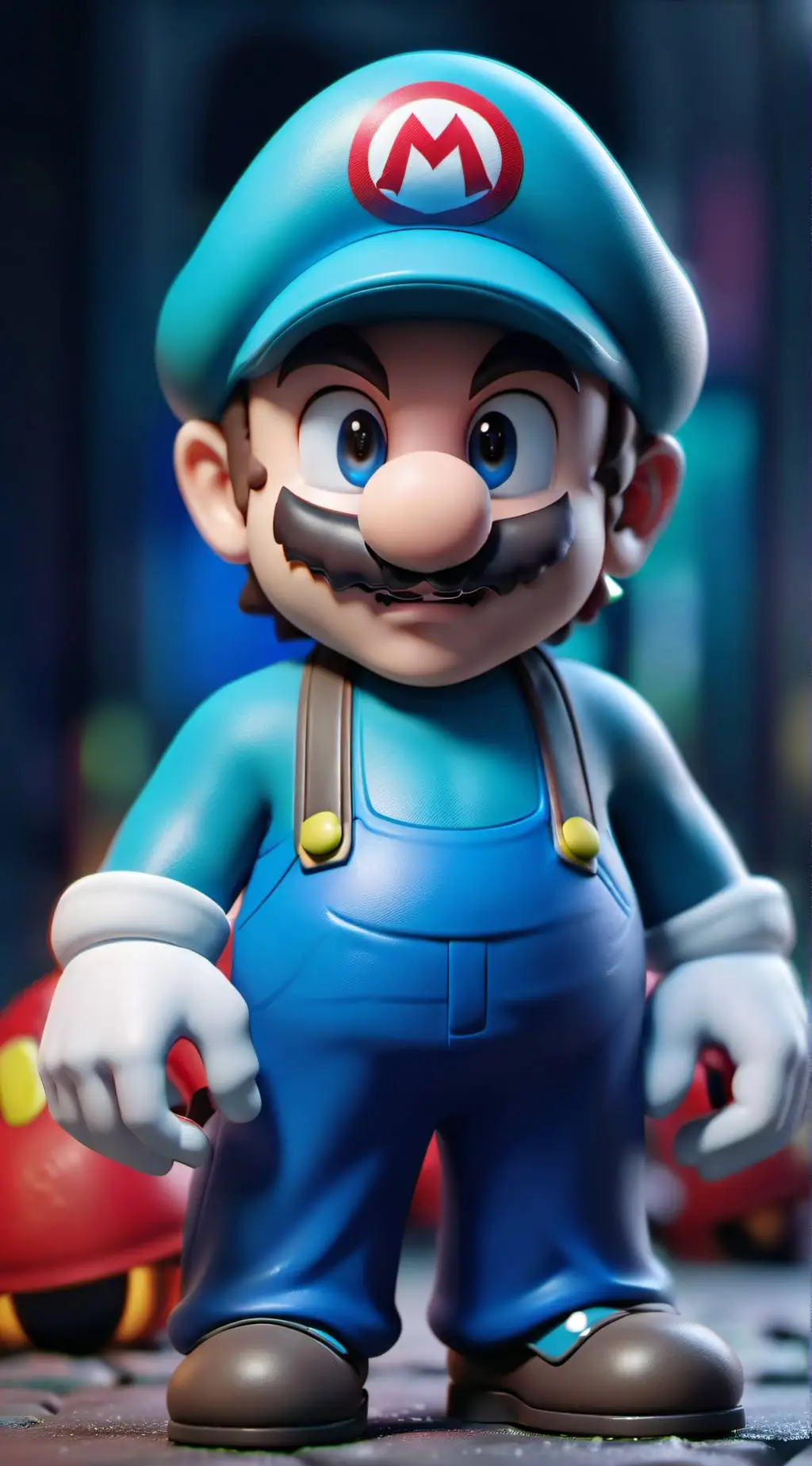 ai character: Super brain rot 64 background