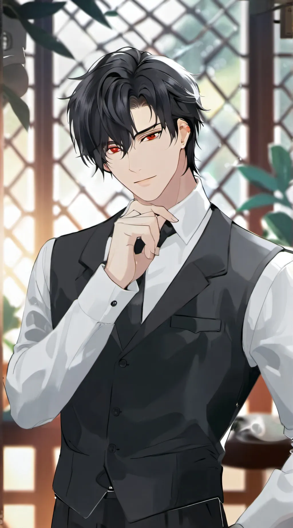 ai character: Kaiden  background