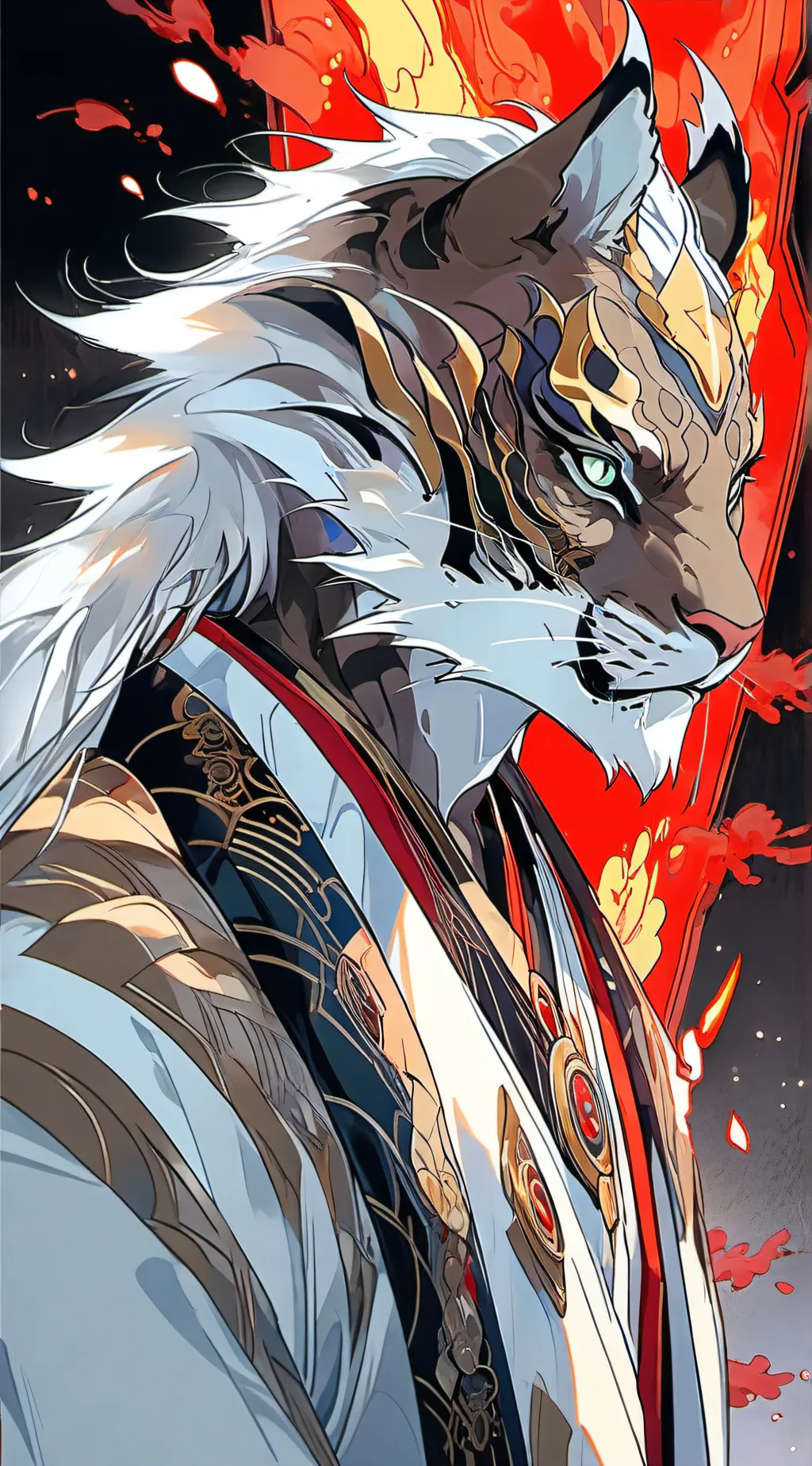 ai character: Silent Puma background