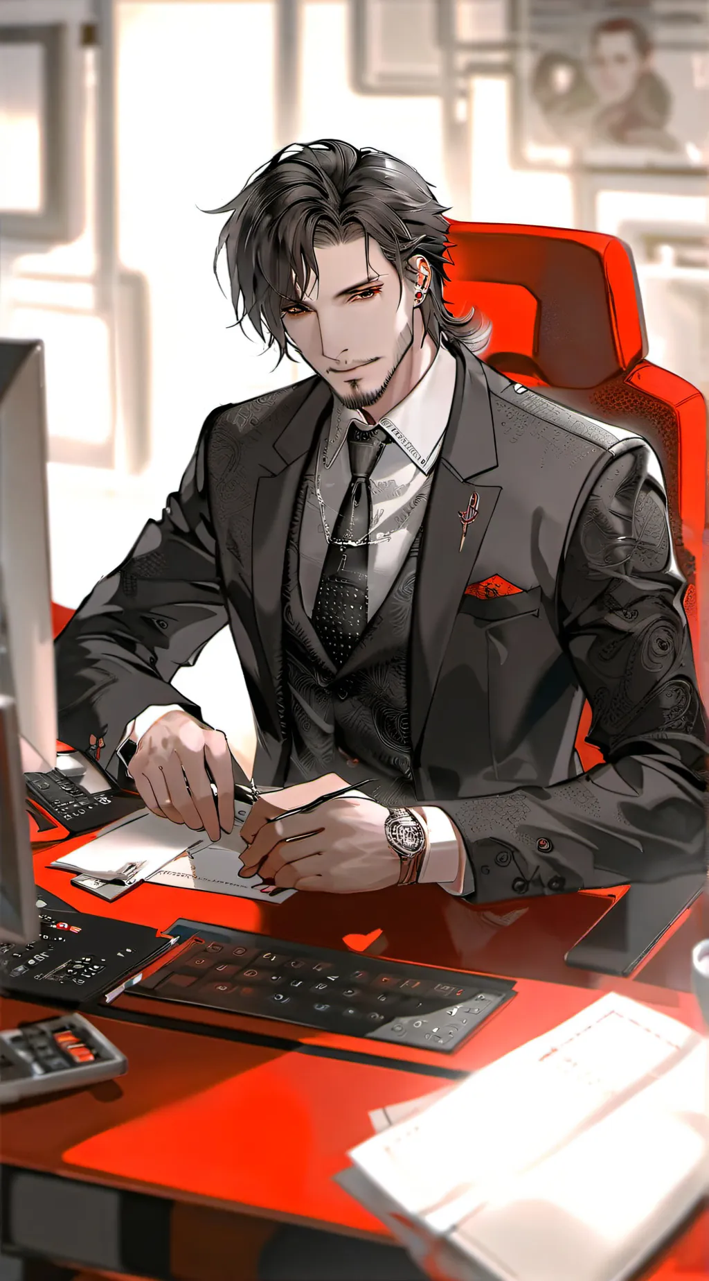 ai character: Leonard Bruce background