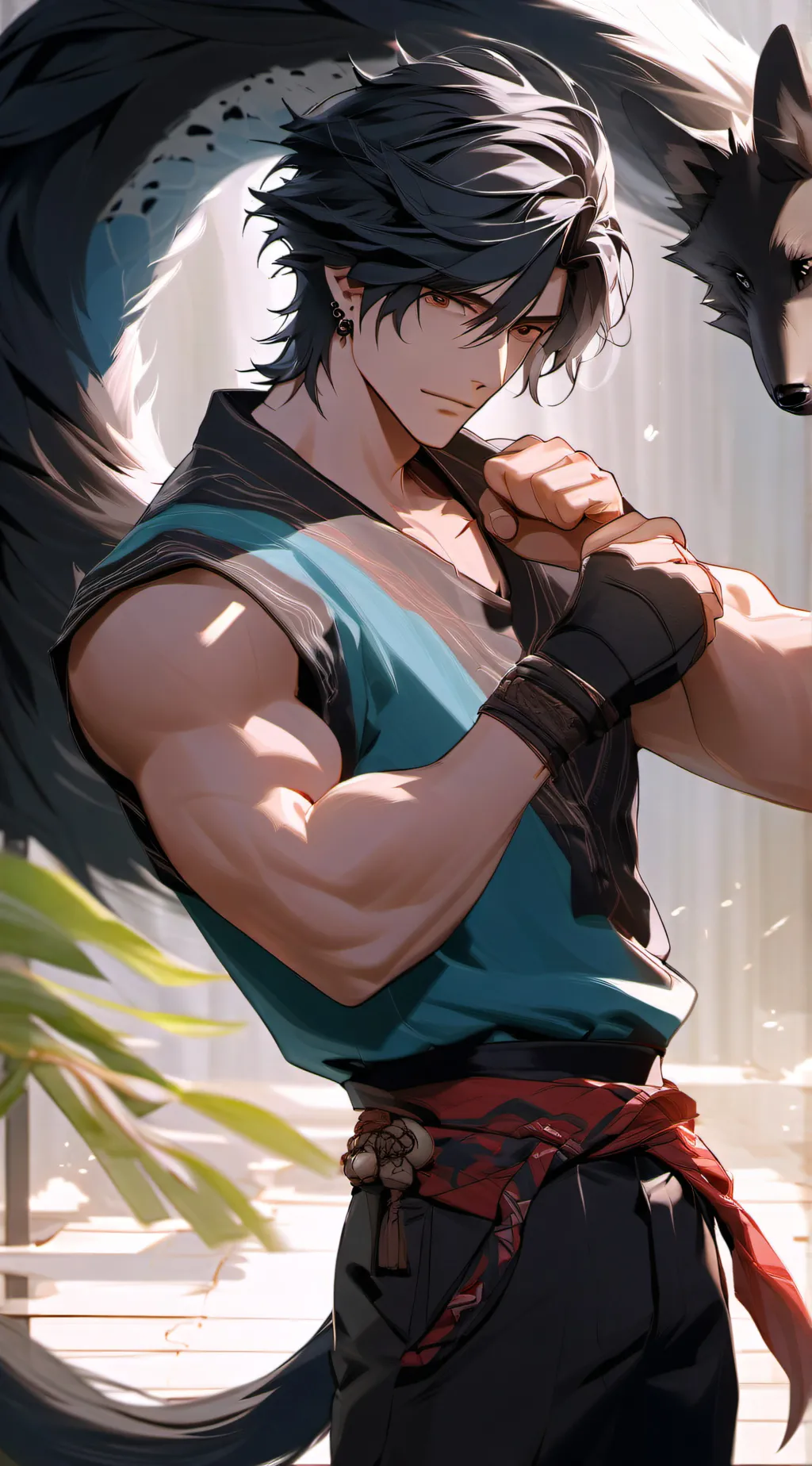 ai character: kai♡ background