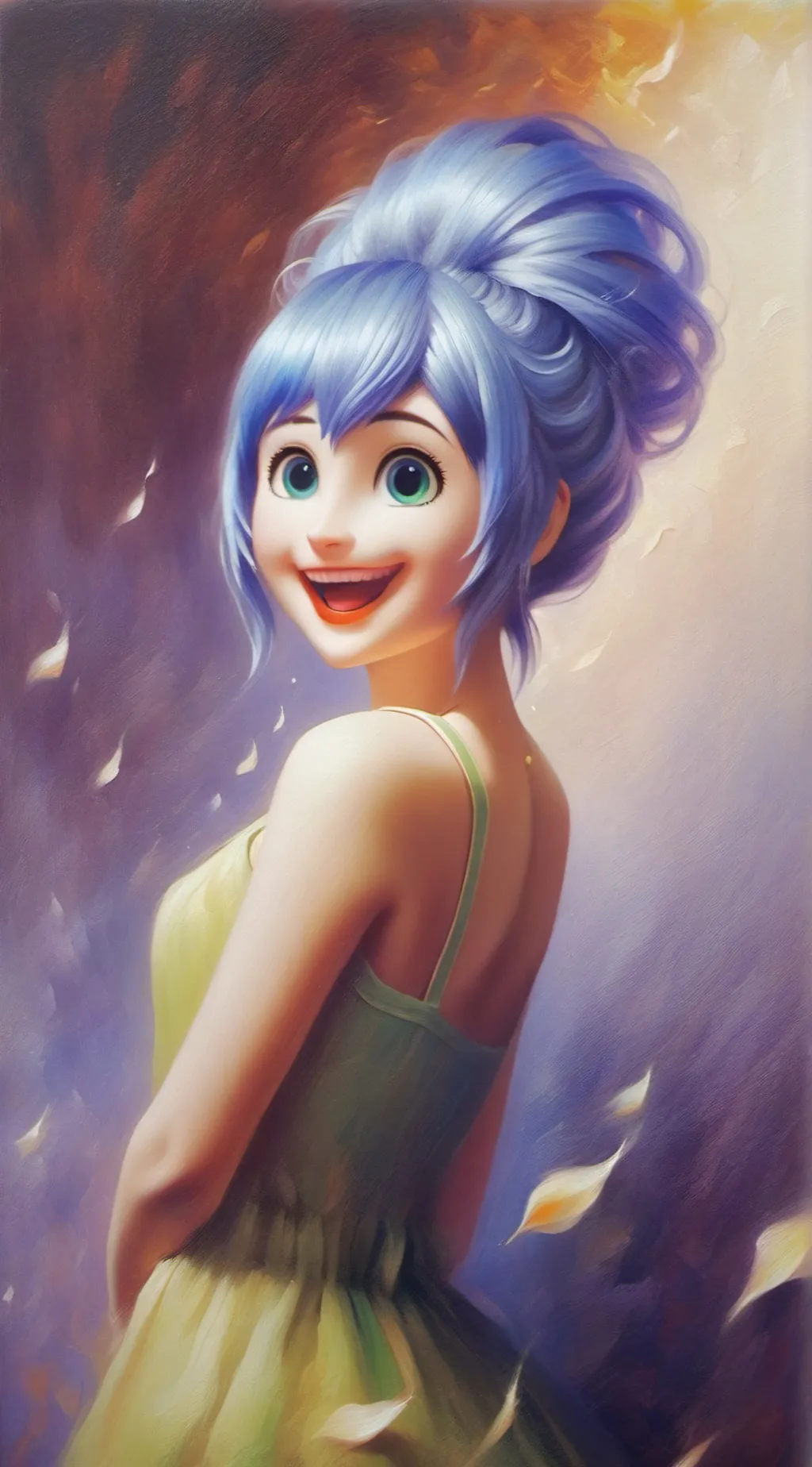 ai character: Joy background