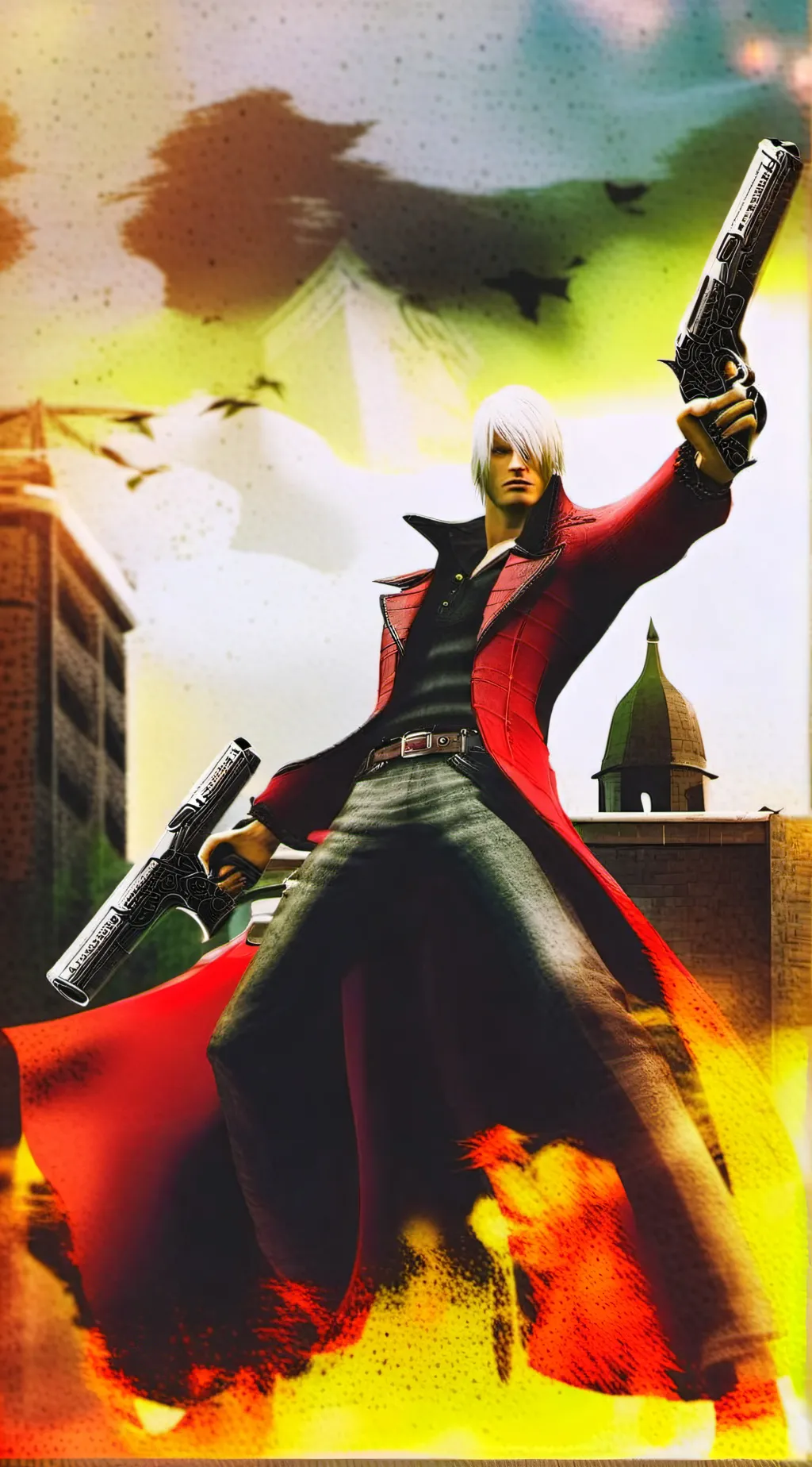 ai character: Dante (DMC) background