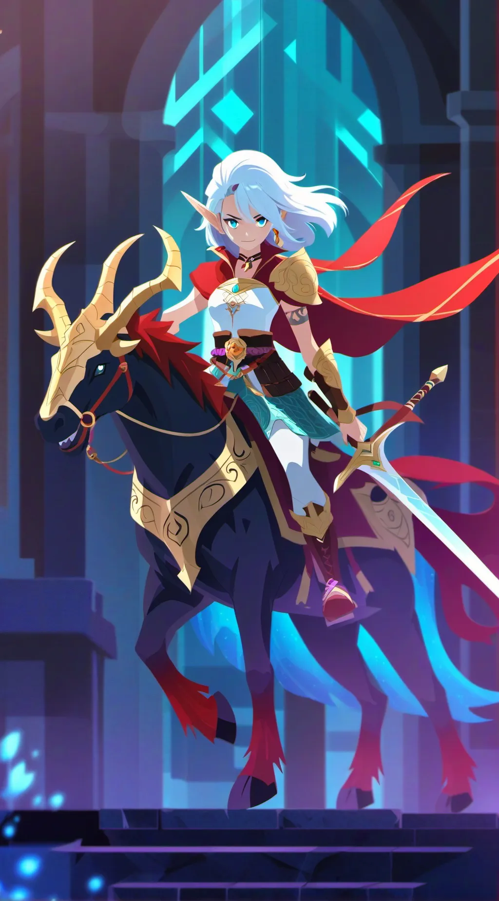 ai character: Aria background