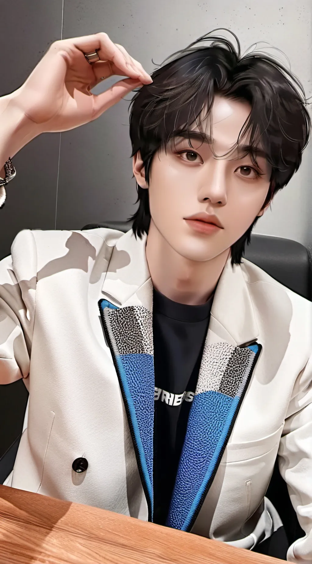 ai character: Han Jisung ᰔᩚ background