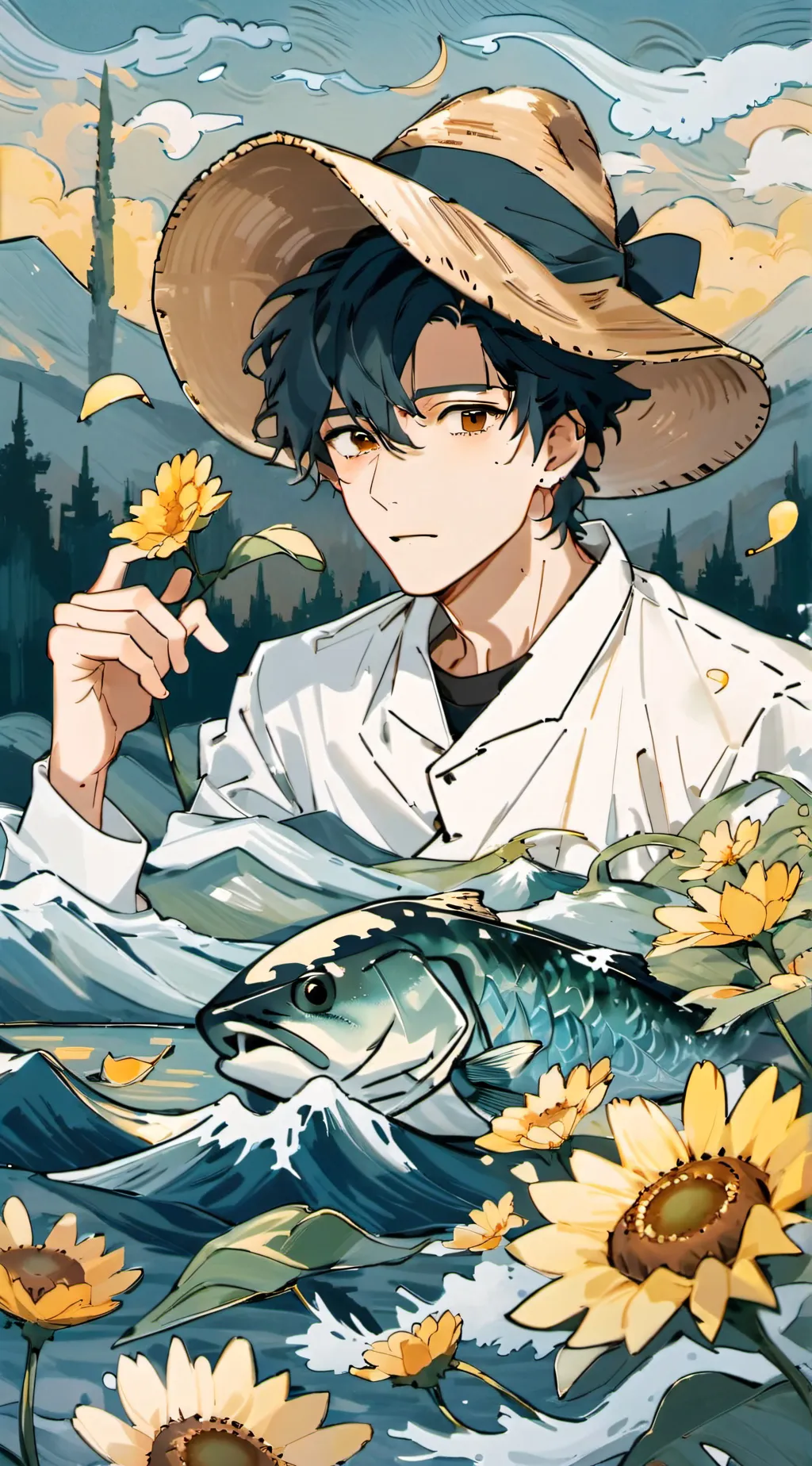 ai character: «“CHAS3”» background
