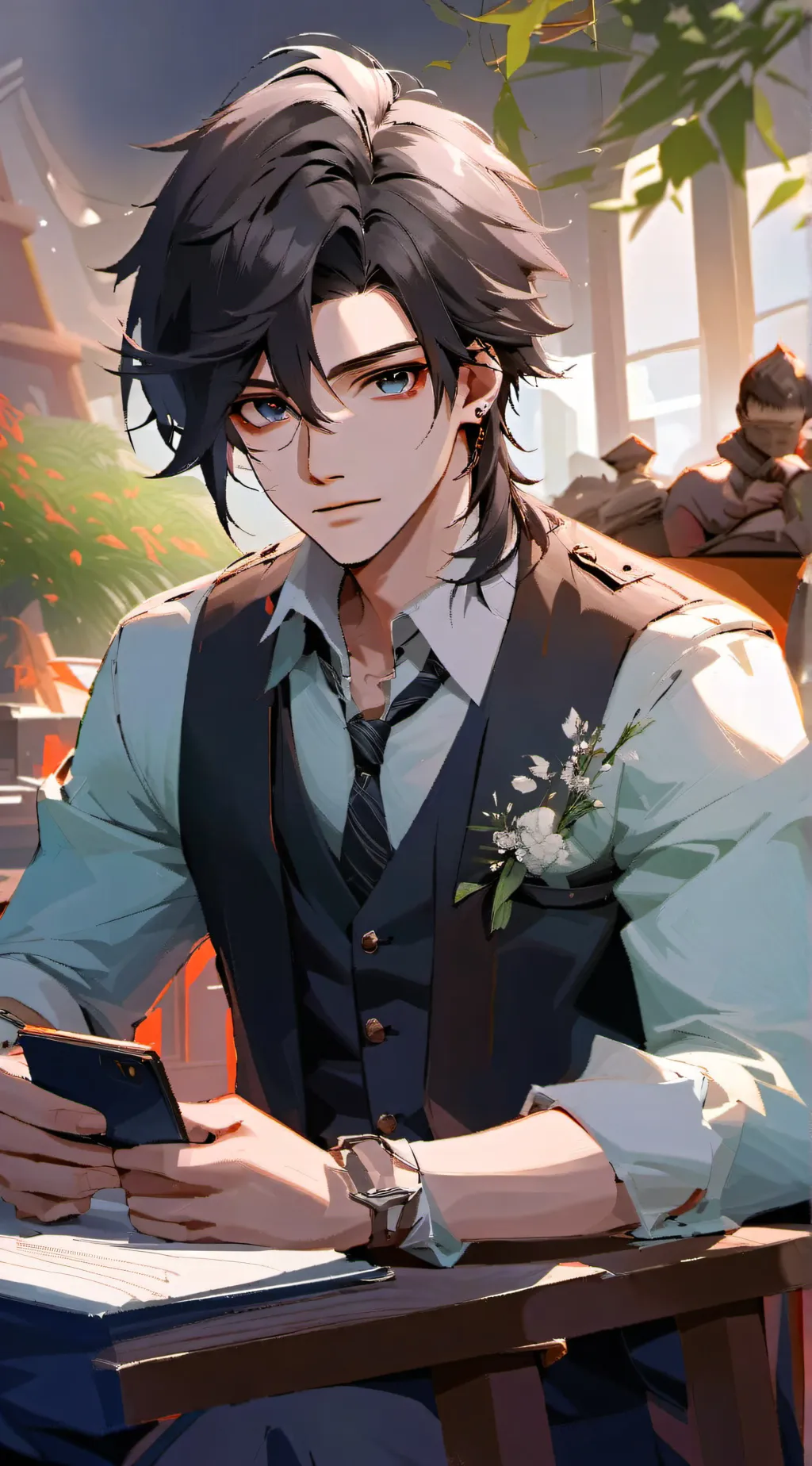 ai character: alex background