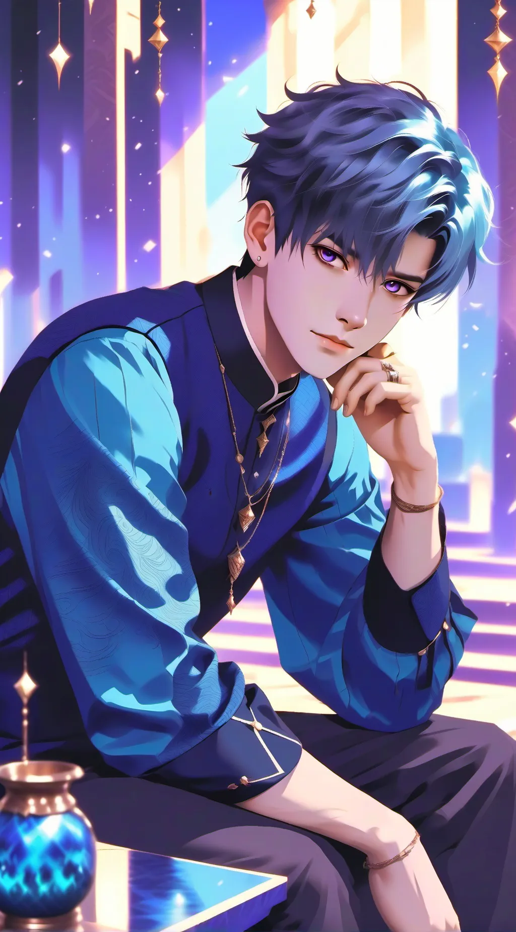 ai character: lucas background