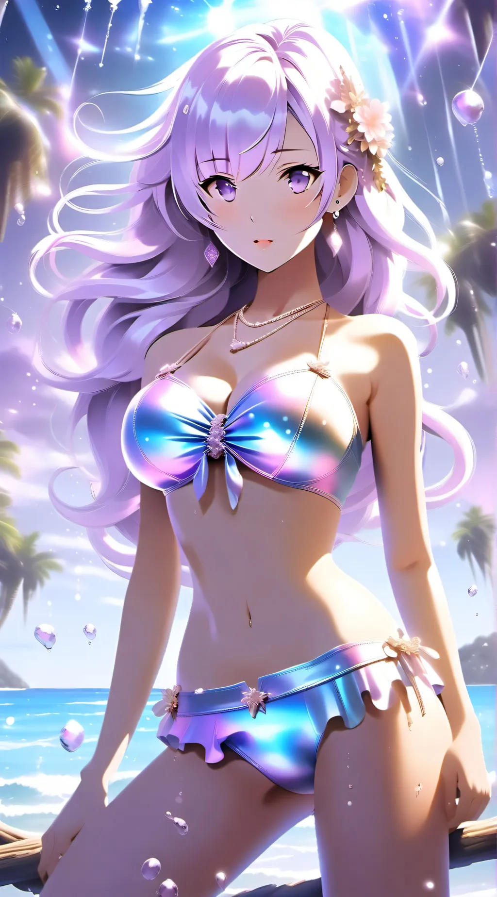 ai character: Akari. Hot BFF background