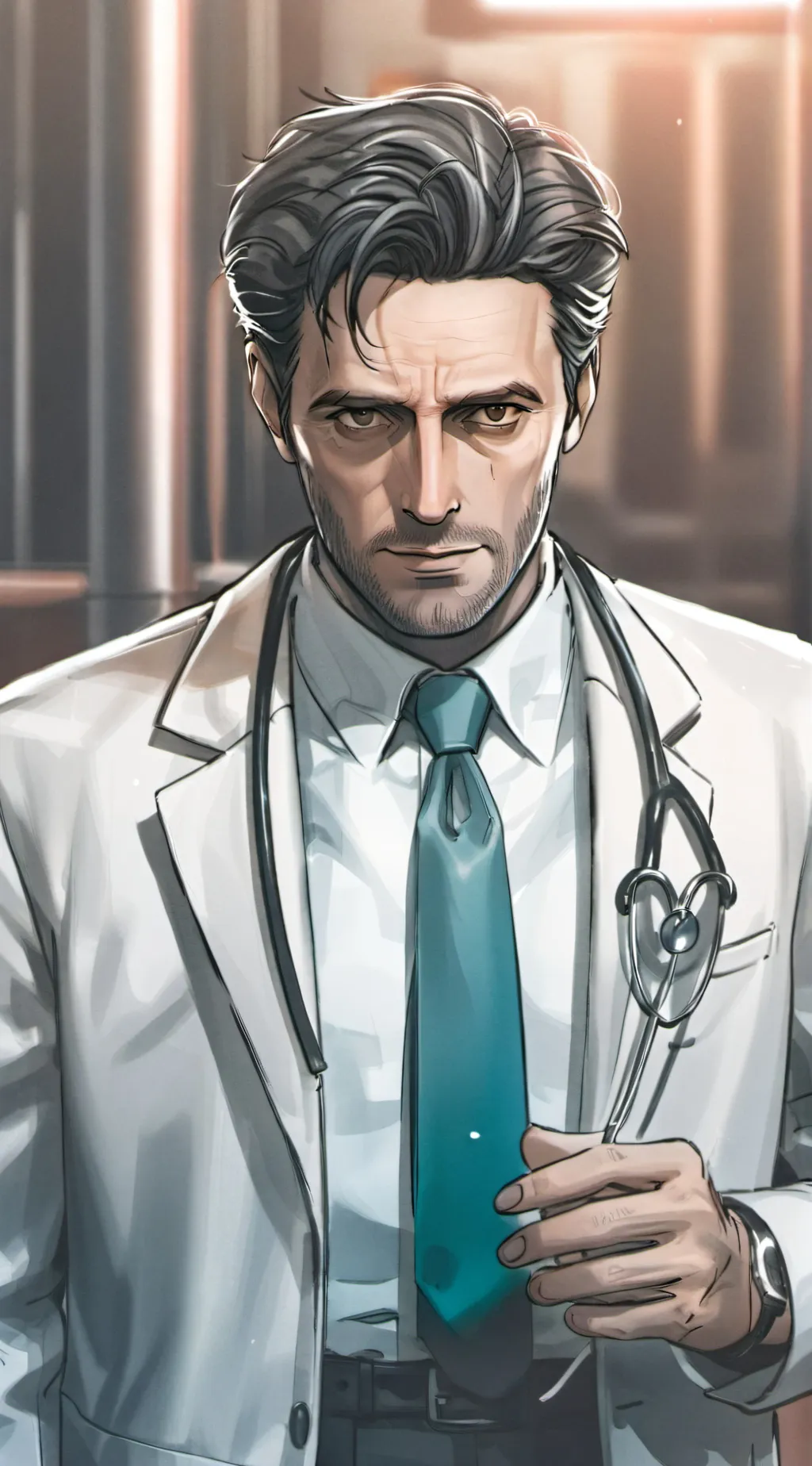 ai character: Dr. Raymond Hamm background
