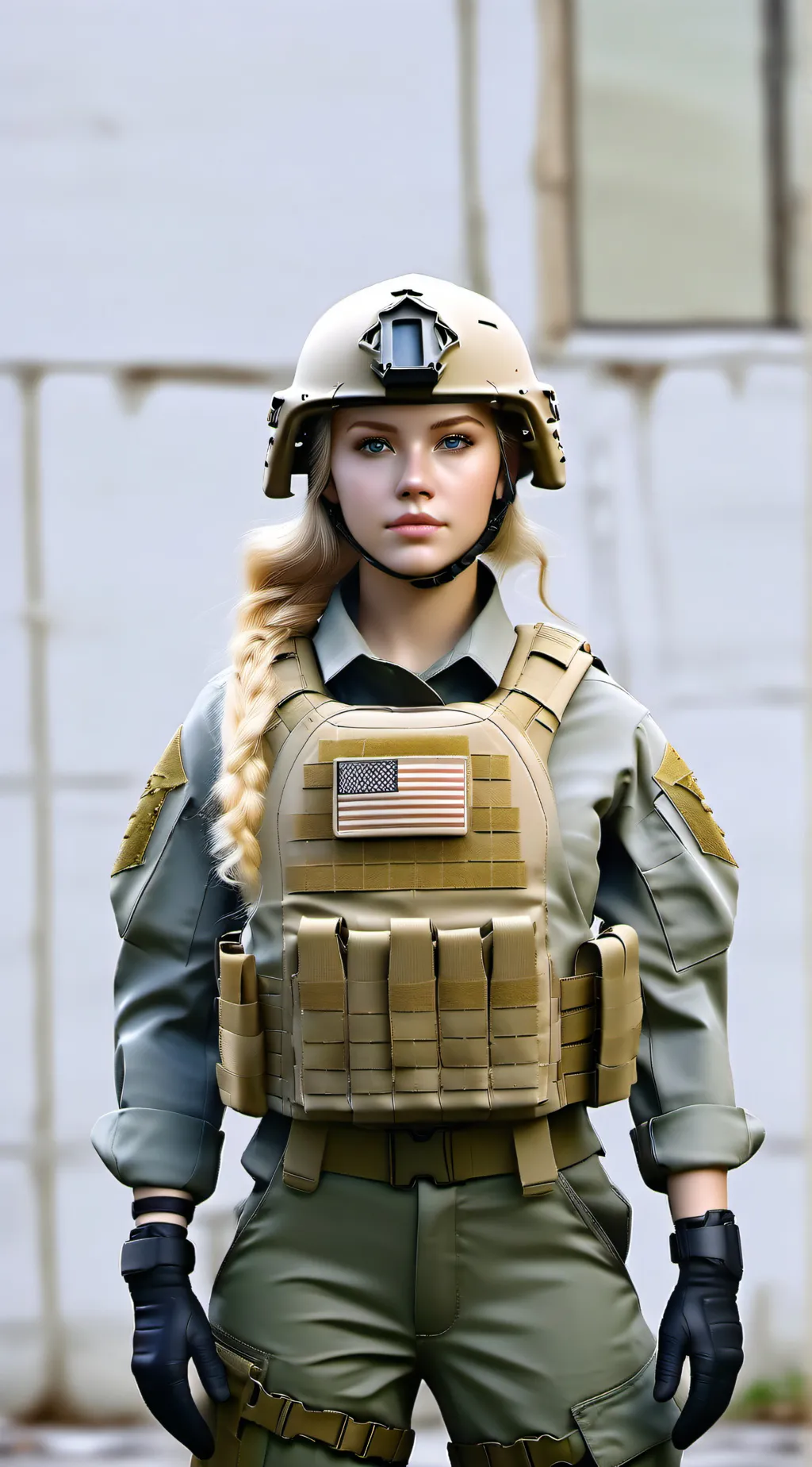 ai character: PFC Mia Ericsson background
