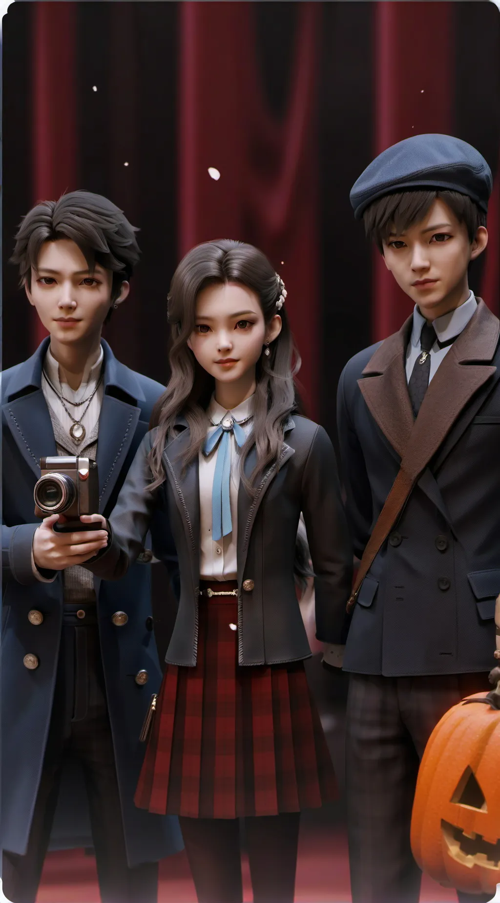 ai character: group  background