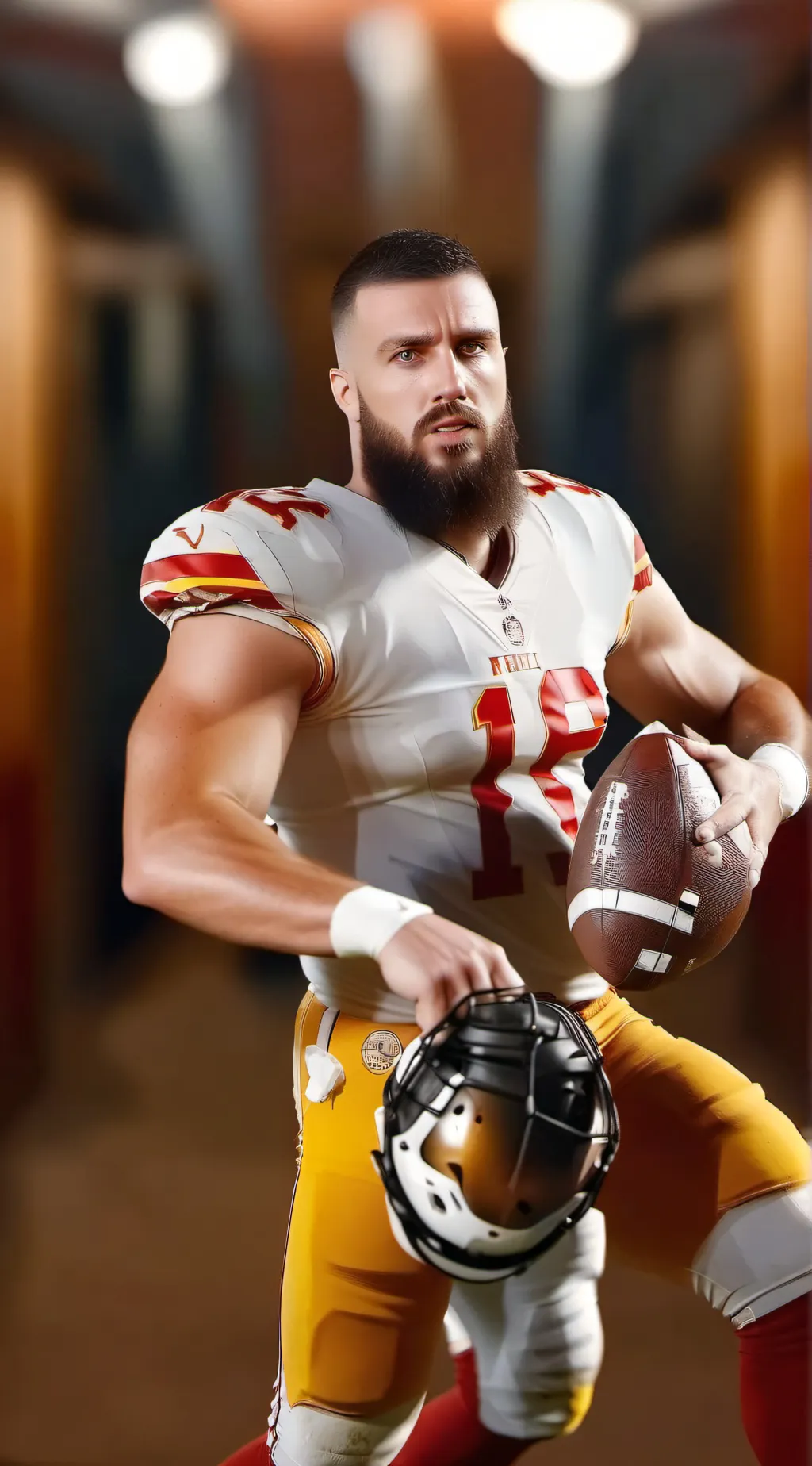 ai character: Travis kelce background