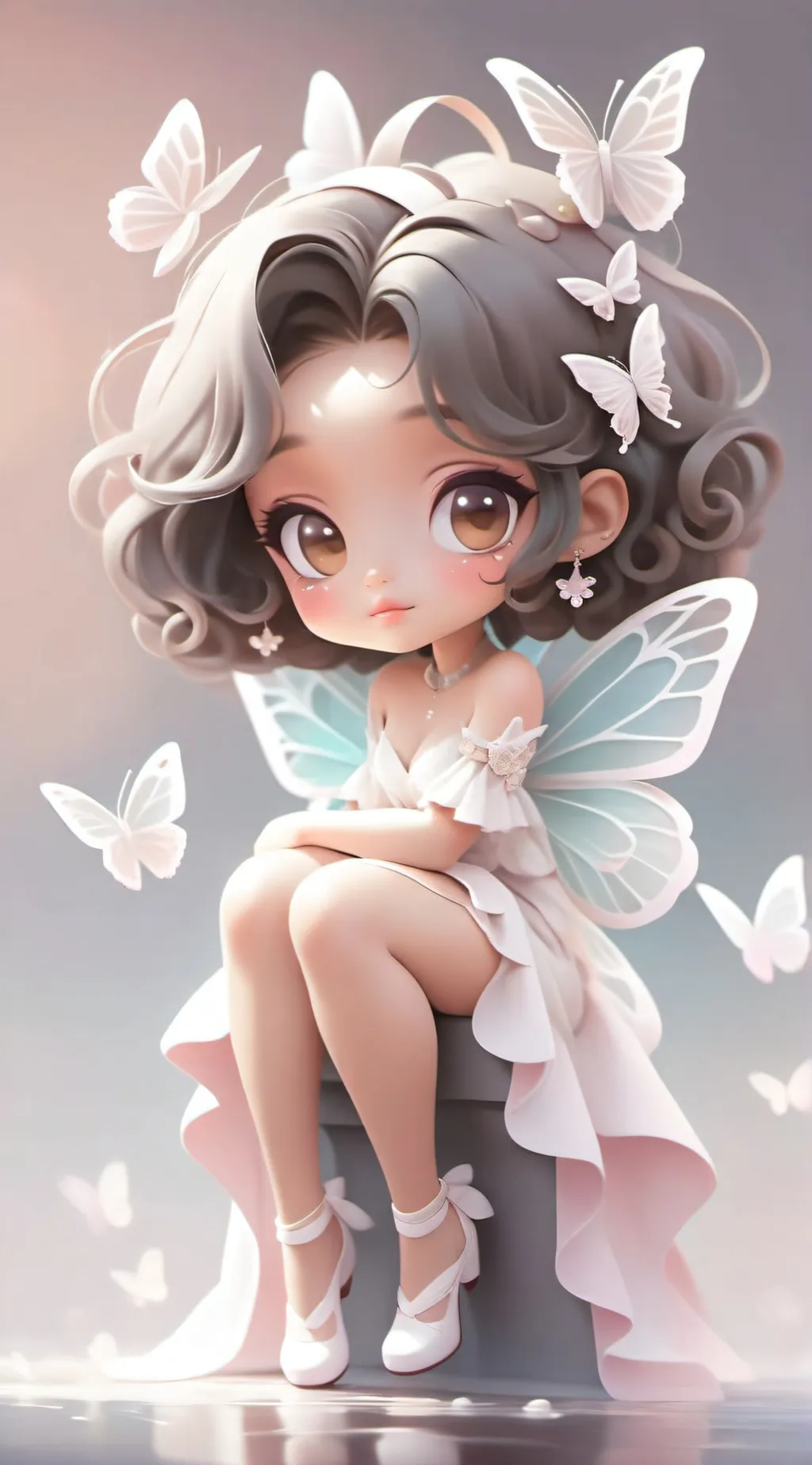 ai character: Crystal background