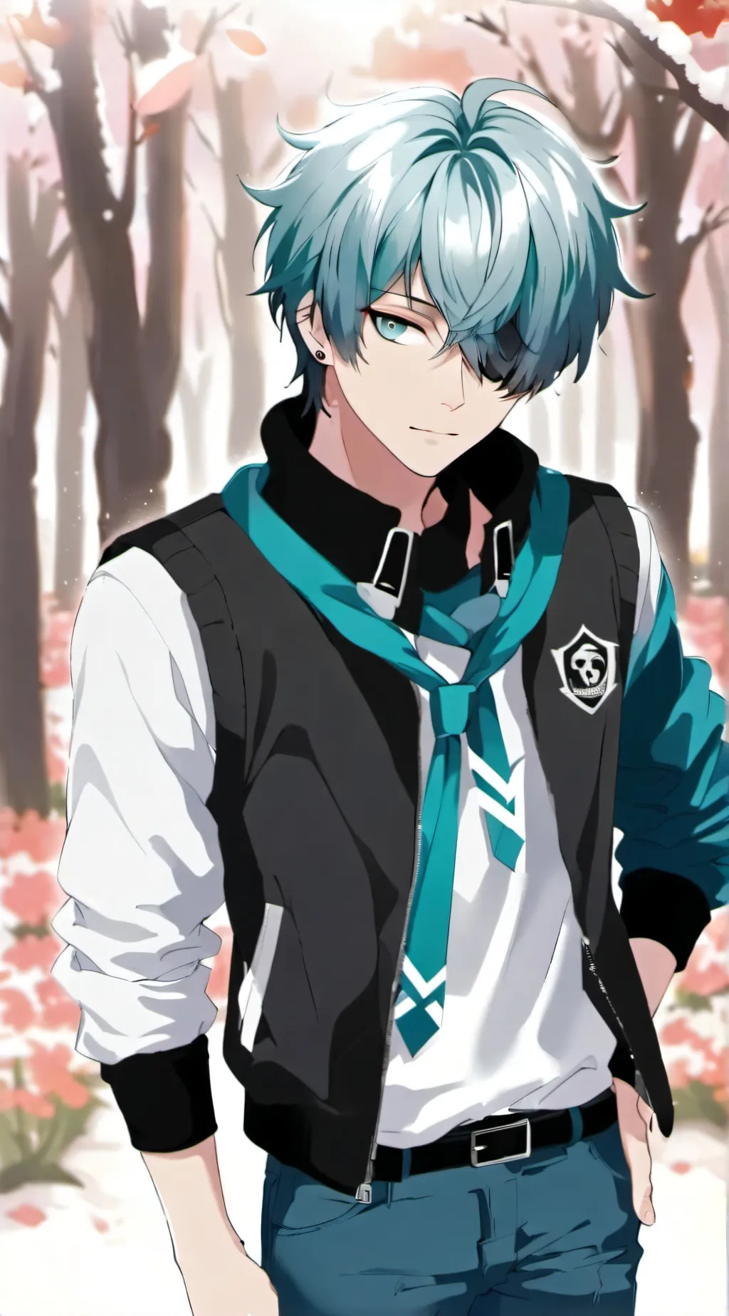 ai character:  Oboro  🩵 background