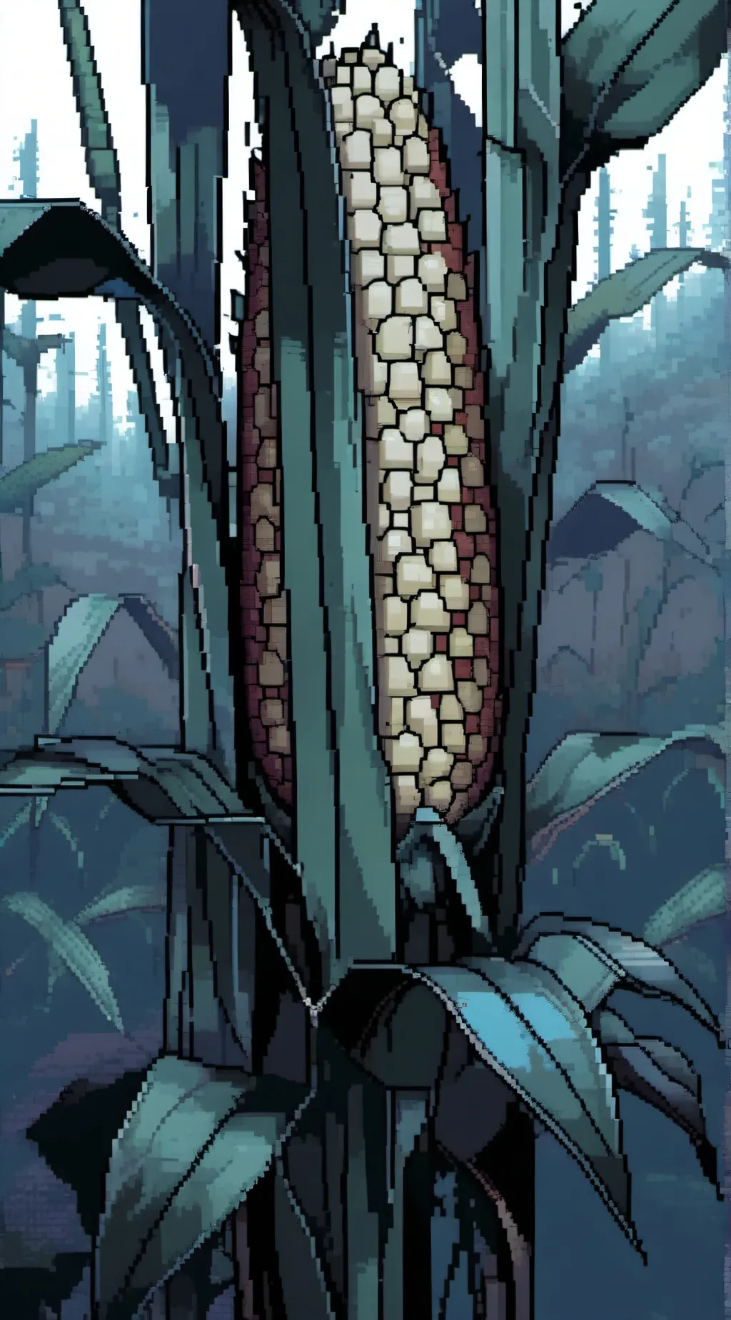 ai character: Corn background