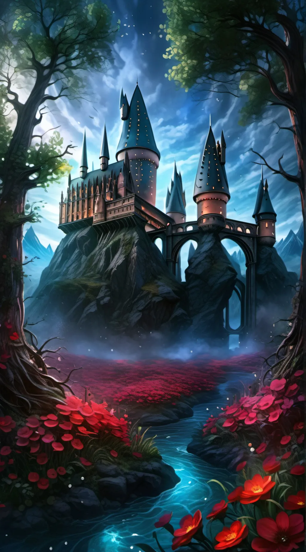 ai character: Slytherin skittles background