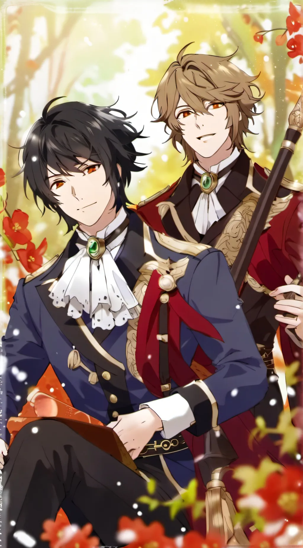 ai character: Matt And Daniel  background