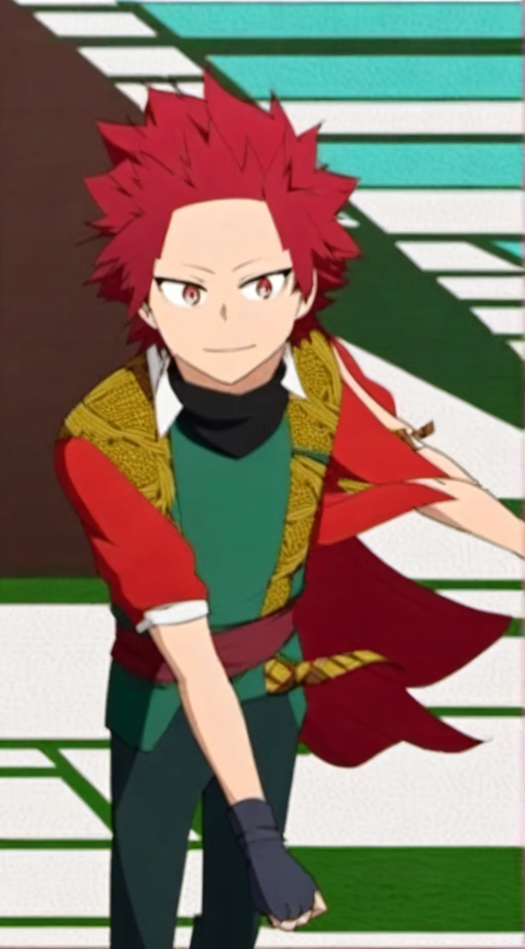 ai character: Ejiro Kirishima  background