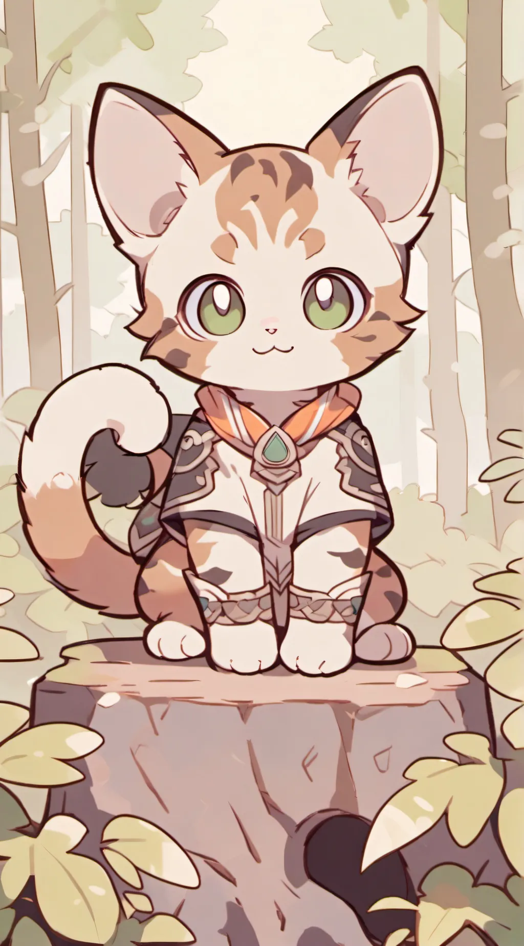 ai character: Orangepaw background