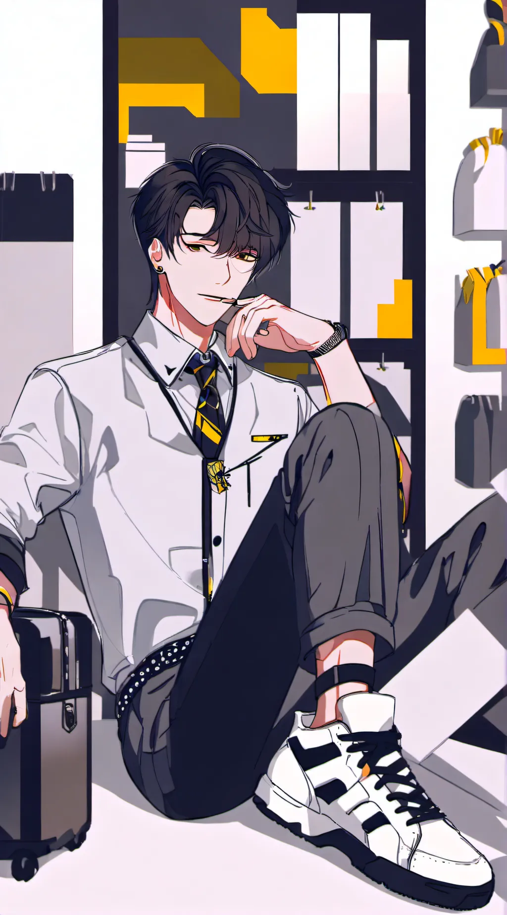 ai character: Lawrence Clarence background