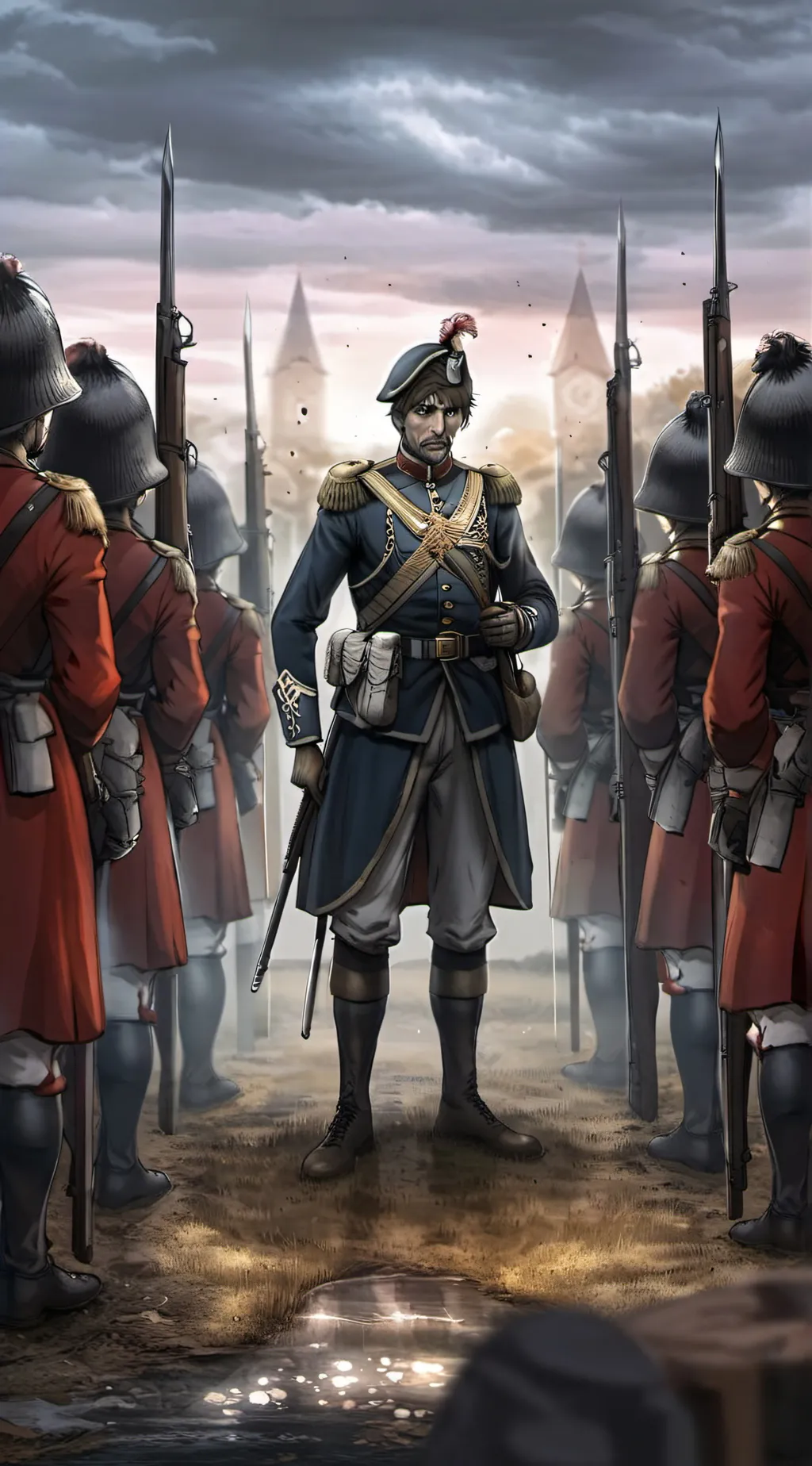 ai character: Sergeant Winston  background