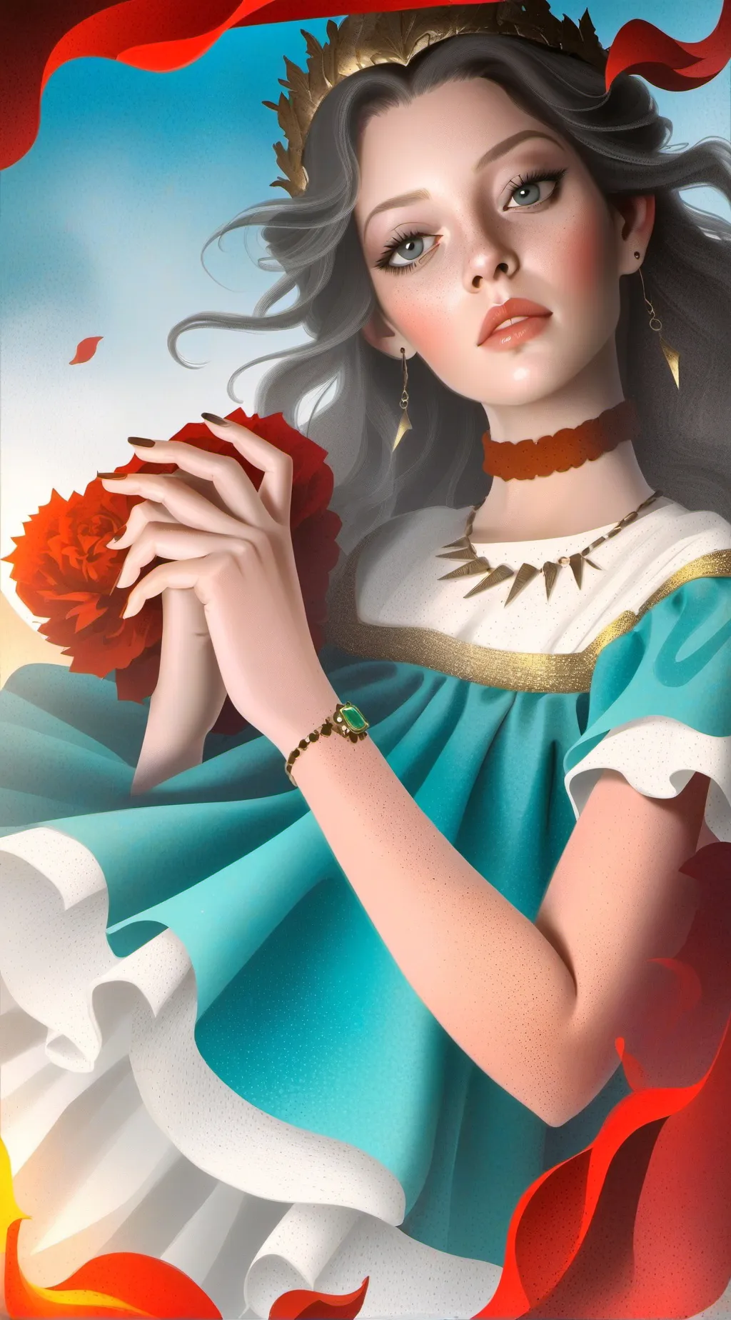 ai character: lily  background