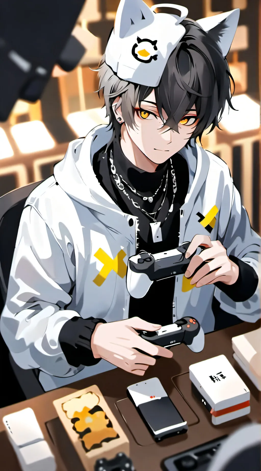 ai character: Leo background