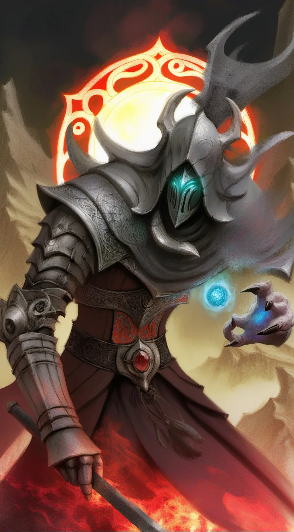 ai character: king of the void background