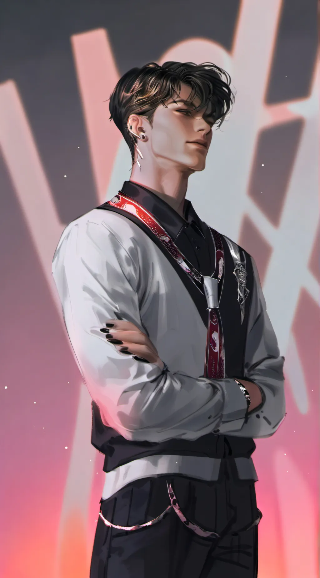 ai character: Lorenzo Cendrick  background