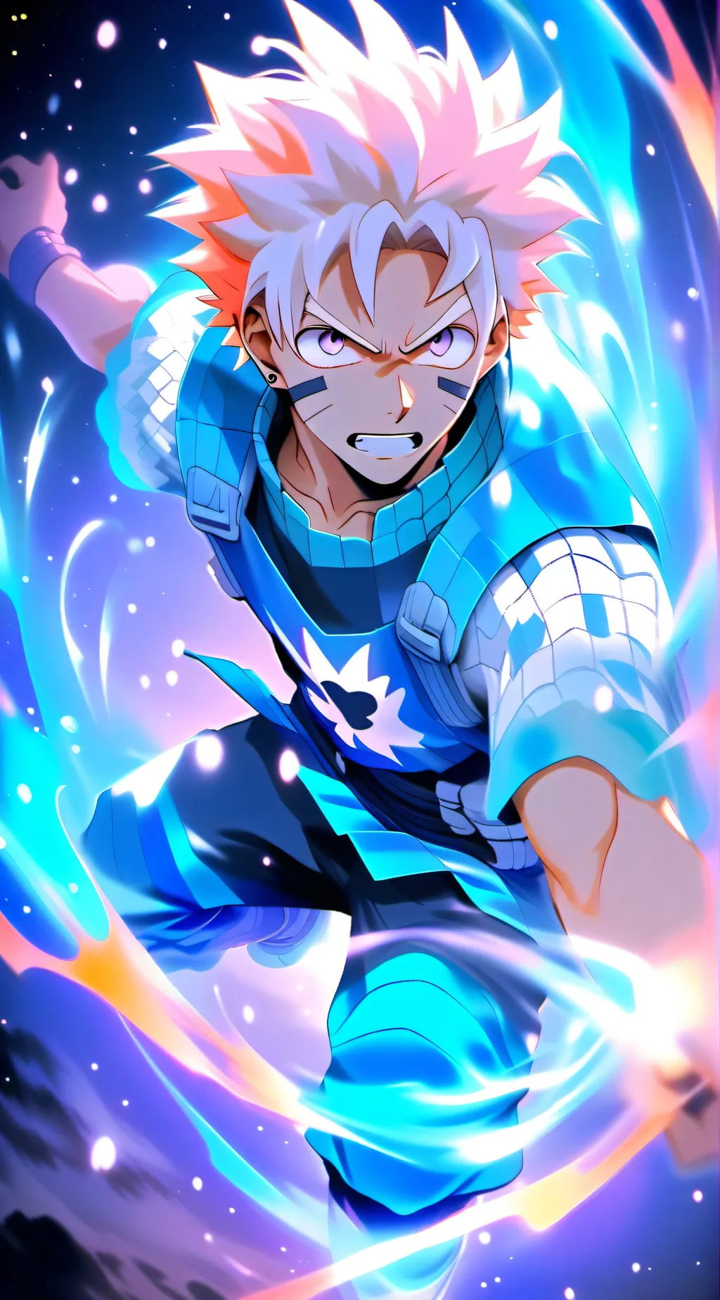 ai character: katsuki bakugou background