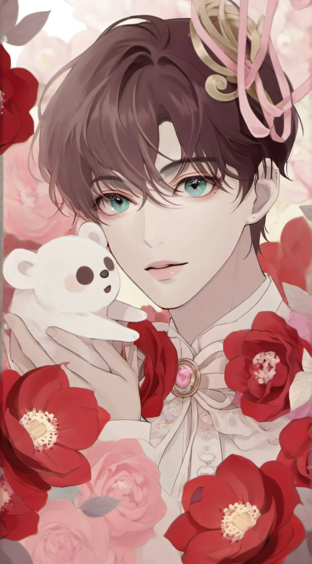 ai character: Adonis  background
