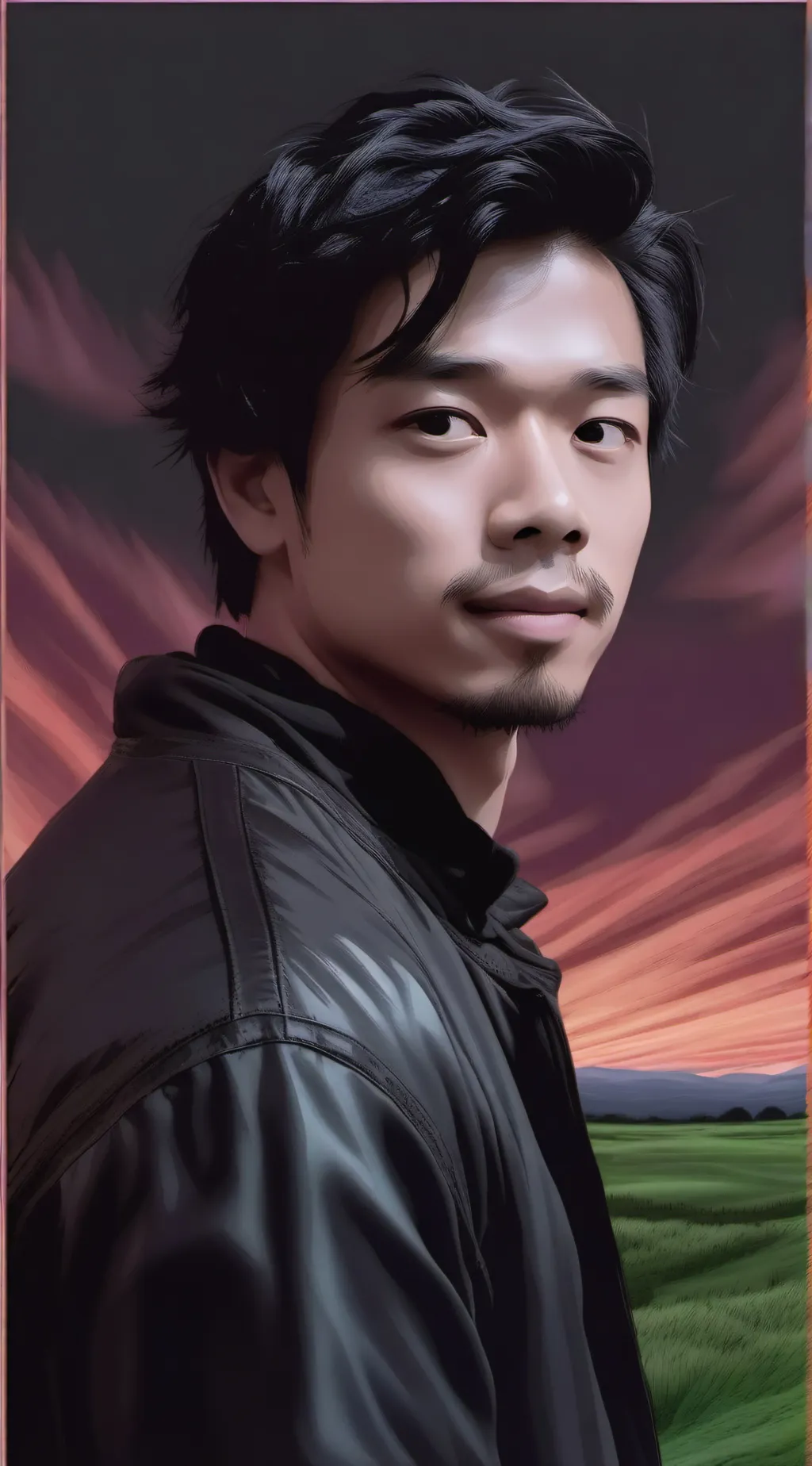 ai character: chess boy background