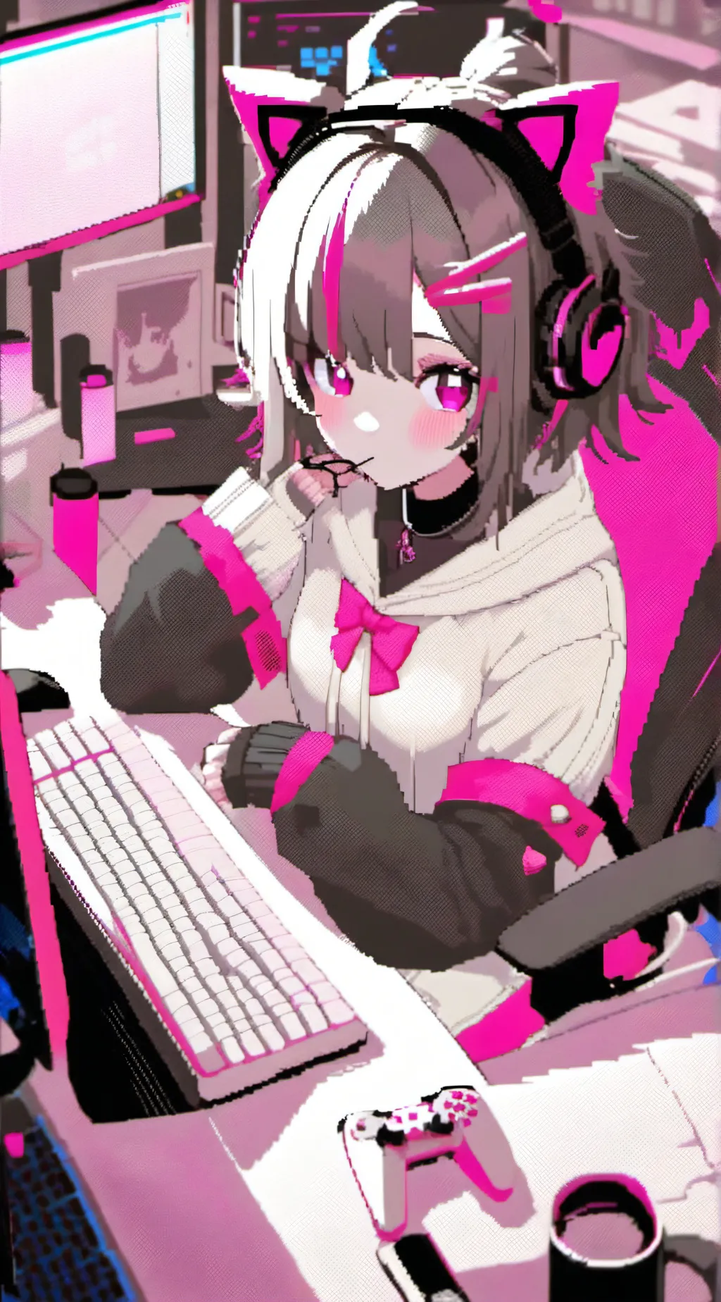 ai character: kate. background
