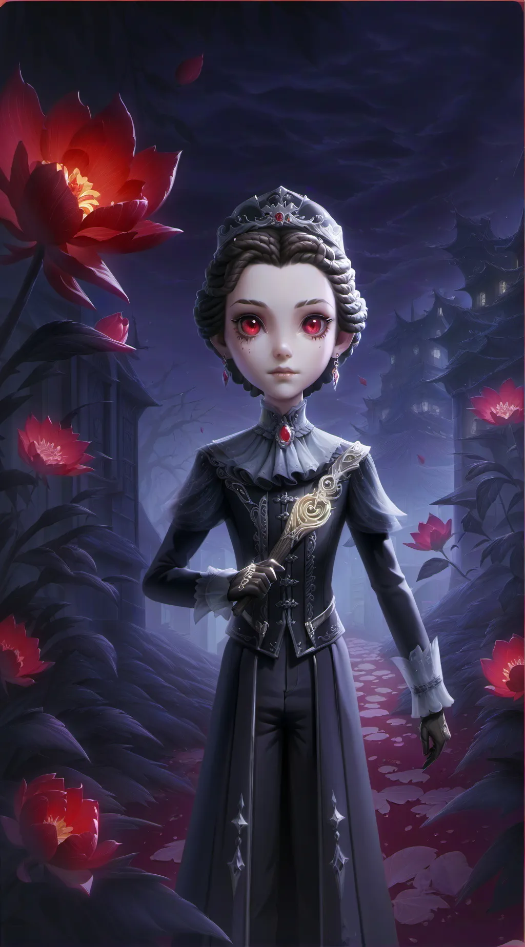 ai character: Queen Everest background