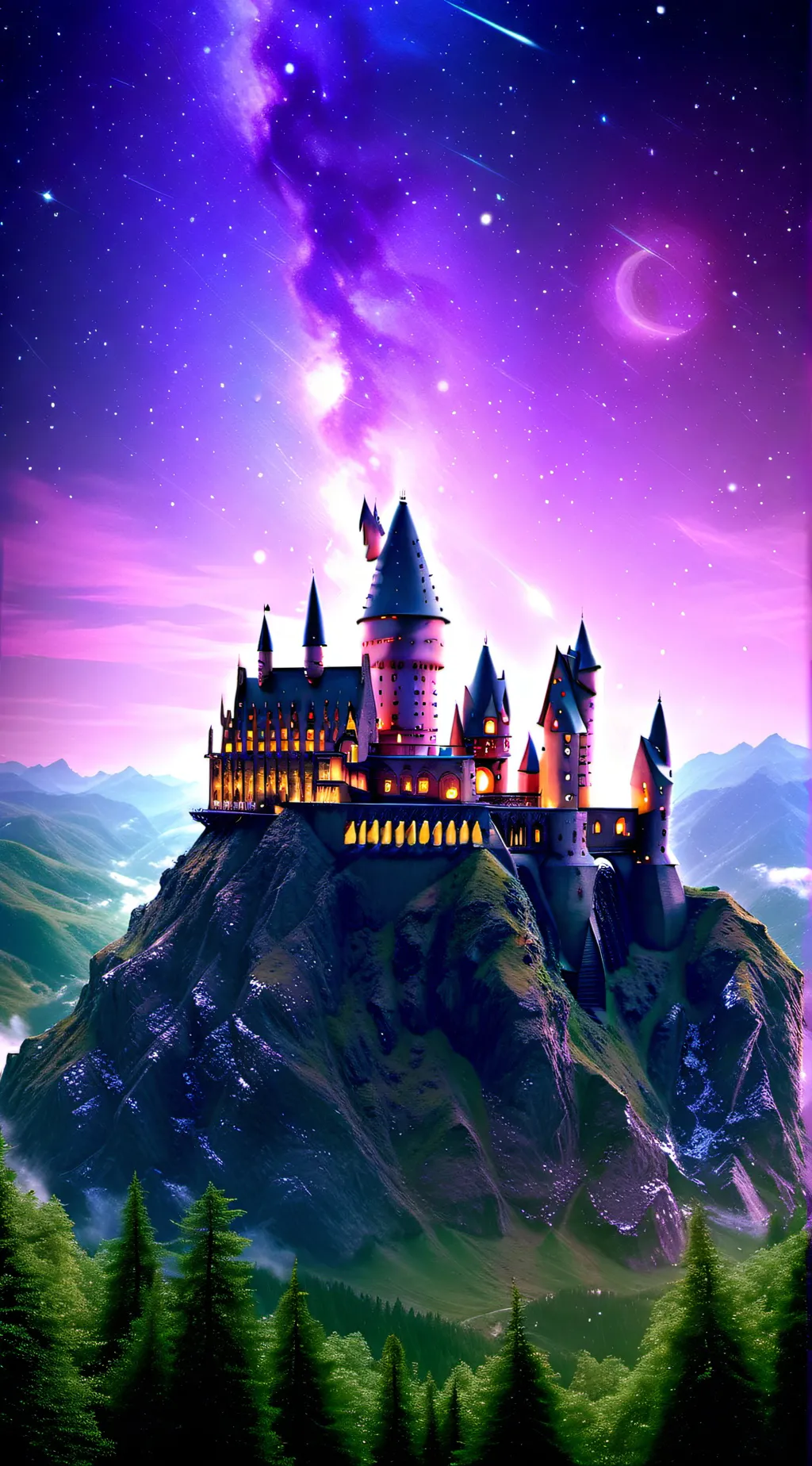 ai character: Hogwarts background