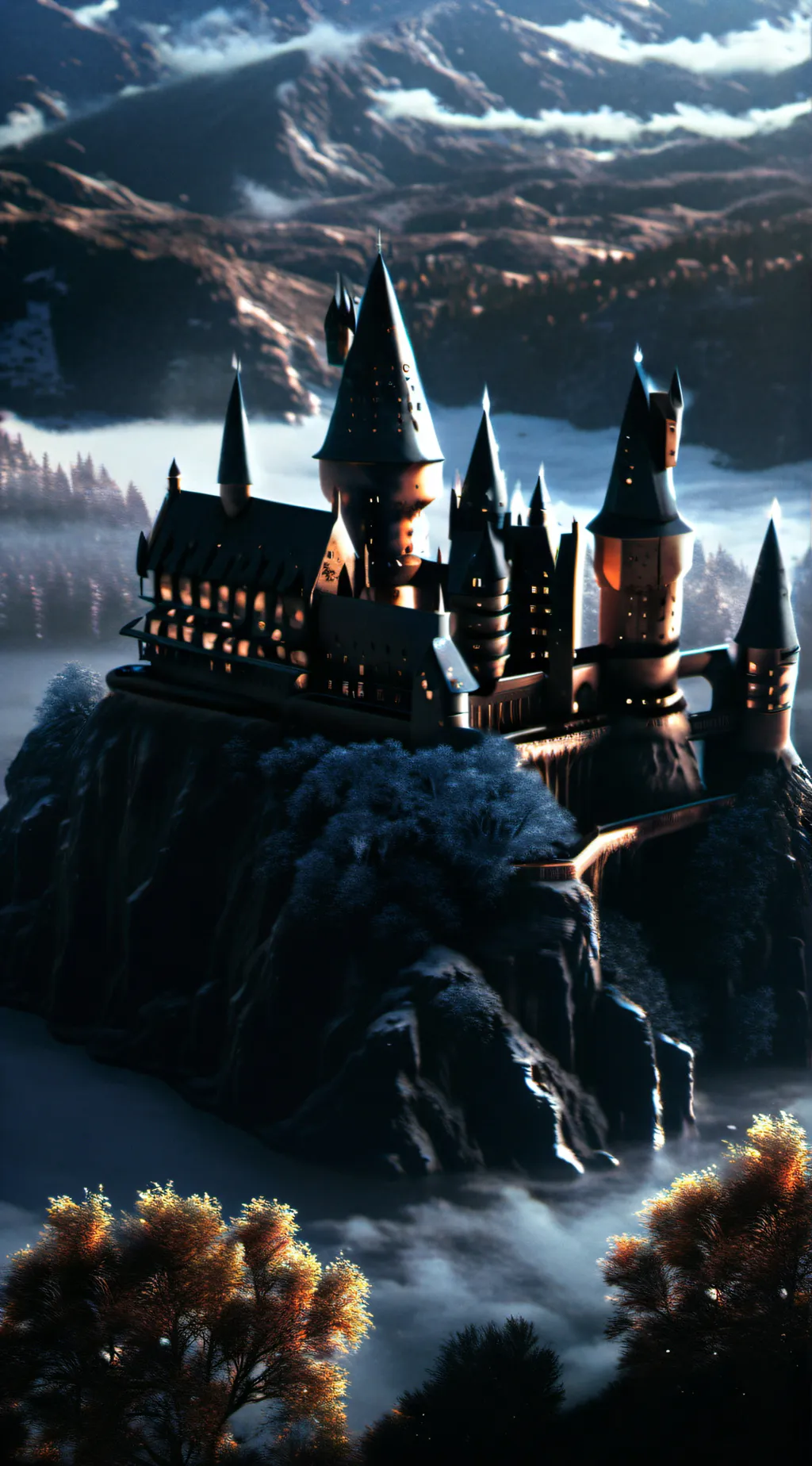 ai character: Hogwarts  background