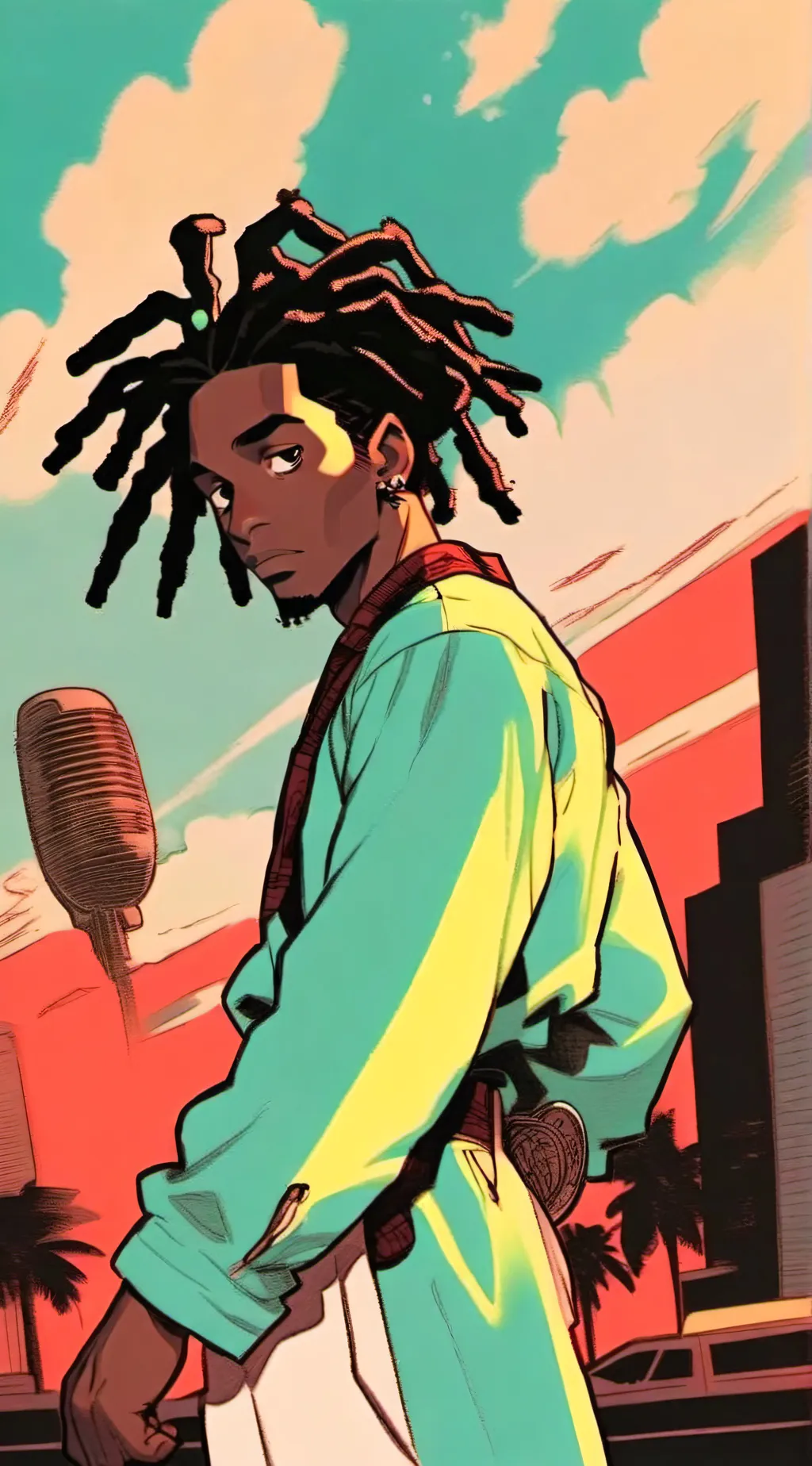 ai character: Zion background